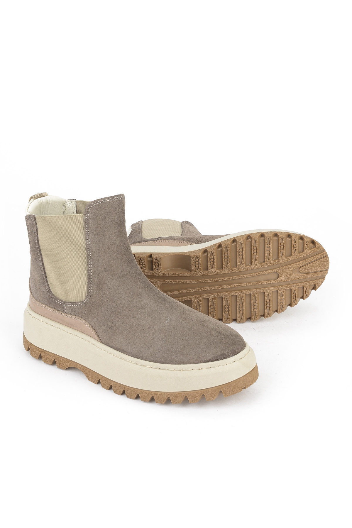 Kadın Hakiki Deri Bot 1531020Z194022 Vizon - Görsel 5