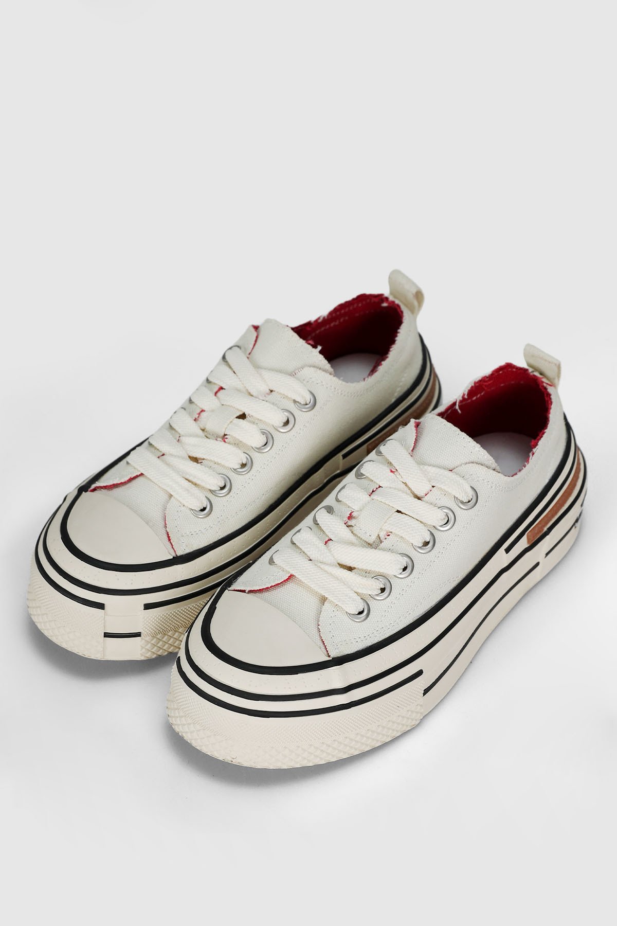 121230039 Elena Canvas Unisex Sneaker Ayakkabı - Görsel 3