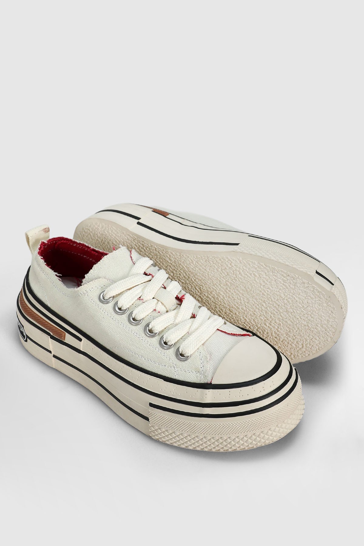 121230039 Elena Canvas Unisex Sneaker Ayakkabı - Görsel 6