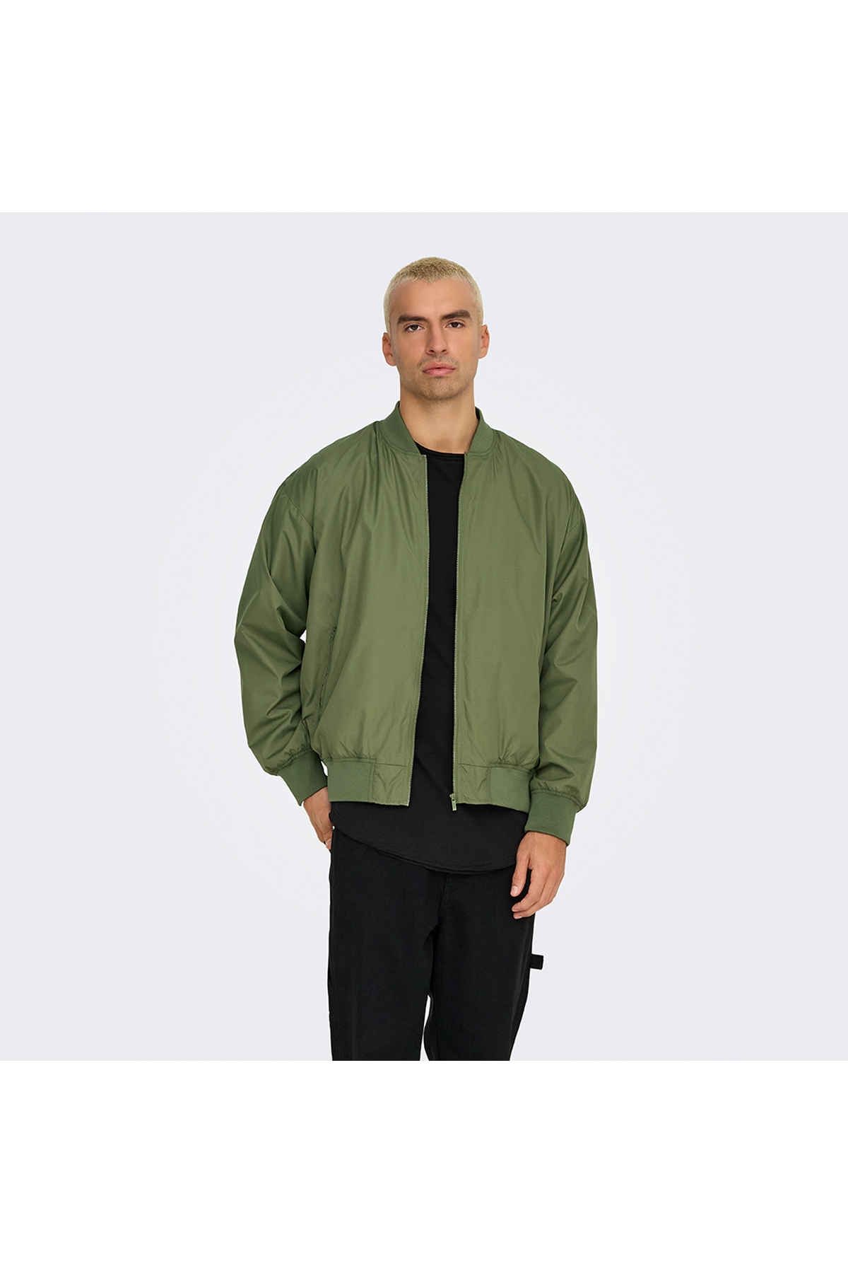 ONSGAVIN BOMBER JACKET OT Yeşil Erkek Ceket Fiyatları | Flo