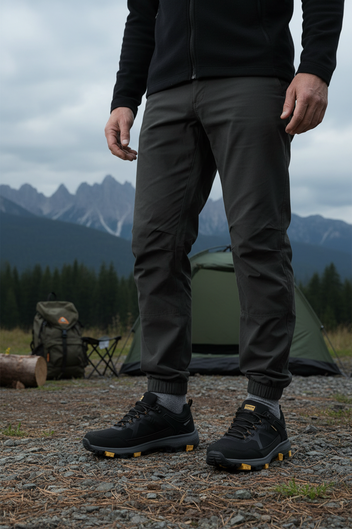 235507 4PR Siyah Erkek Outdoor - Görsel 3