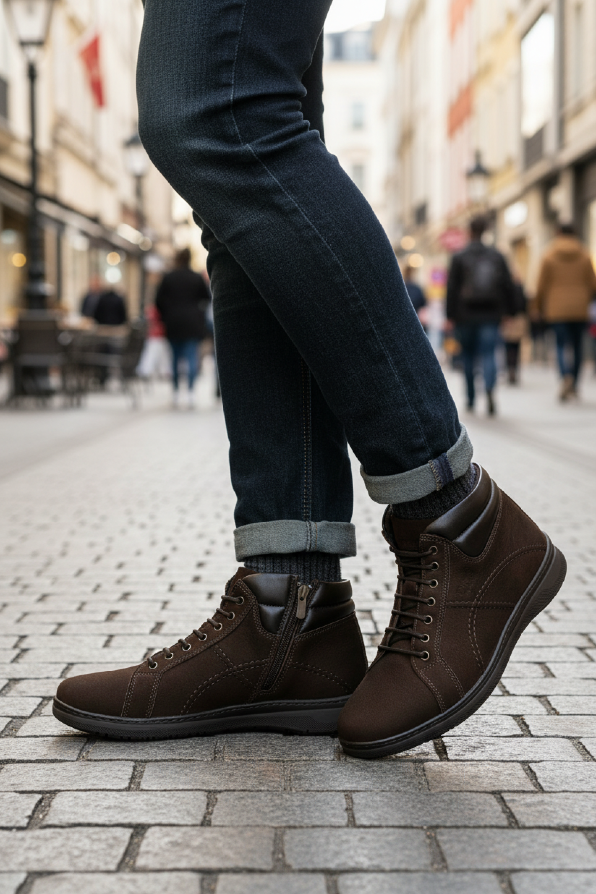 225088 4PR Kahverengi Erkek Bot - Görsel 3