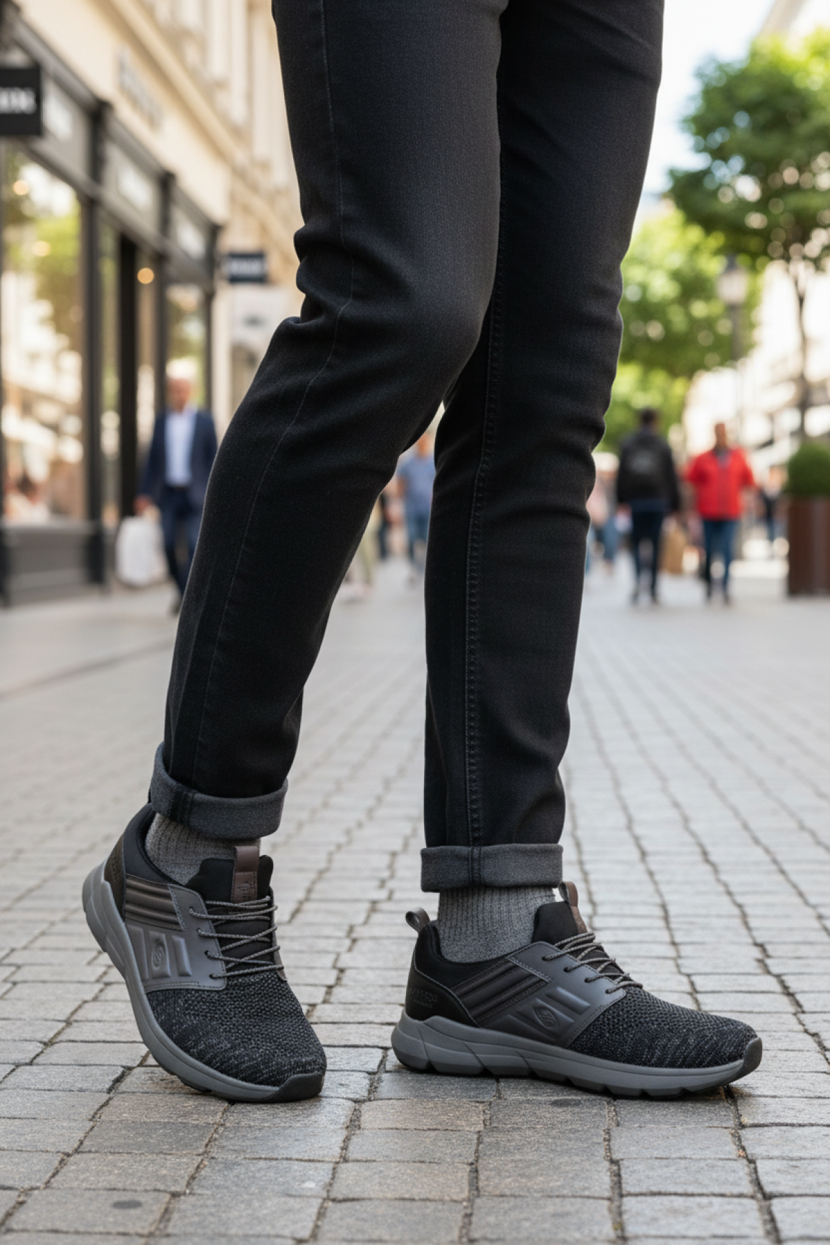 LIZBON 5PR Siyah Erkek Comfort Ayakkabı - Görsel 3