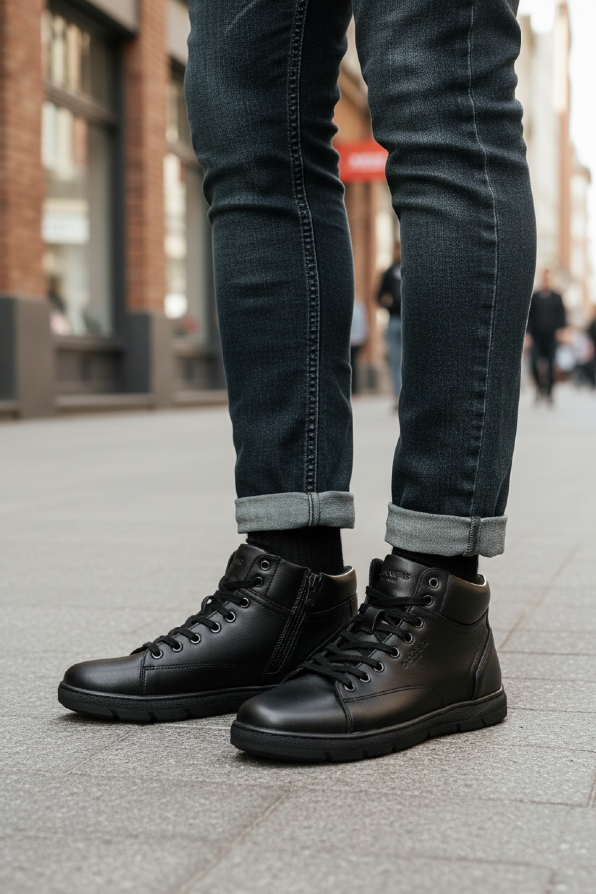 237232 4PR Siyah Erkek Ayakkabı - Görsel 3