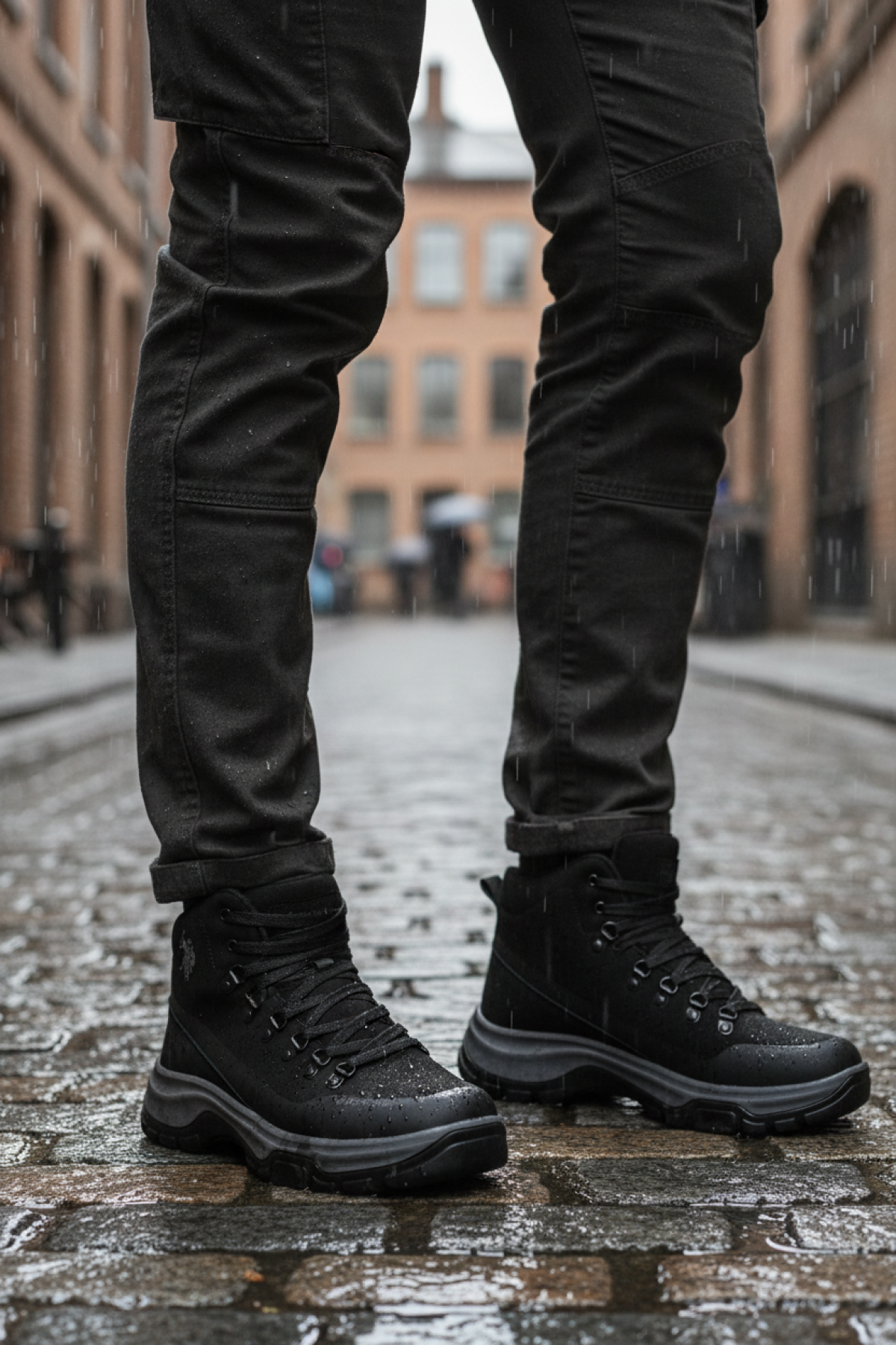 TALIYAH 4PR Siyah Erkek Biker Bot - Görsel 3