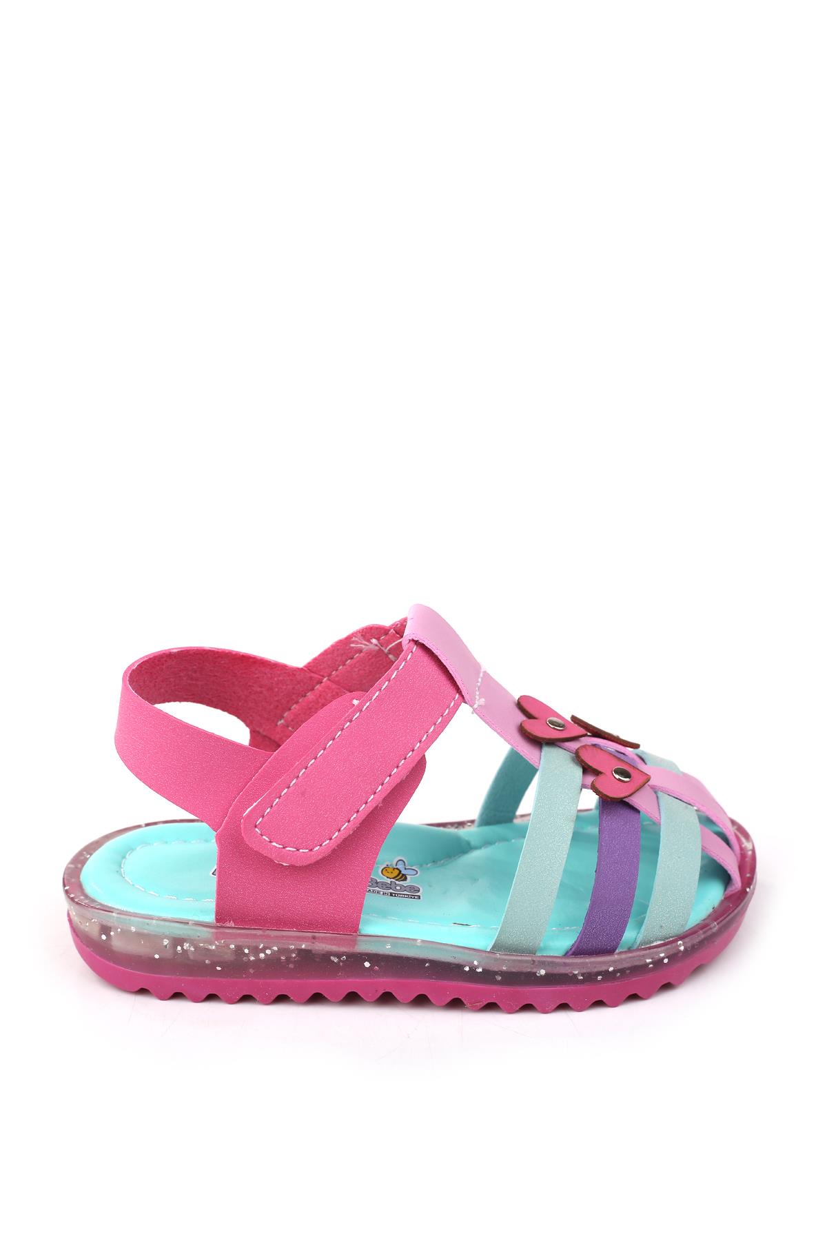 Arzn 4833 Kız Bebek Ortopedik Rahat Taban Sandalet - Görsel 3