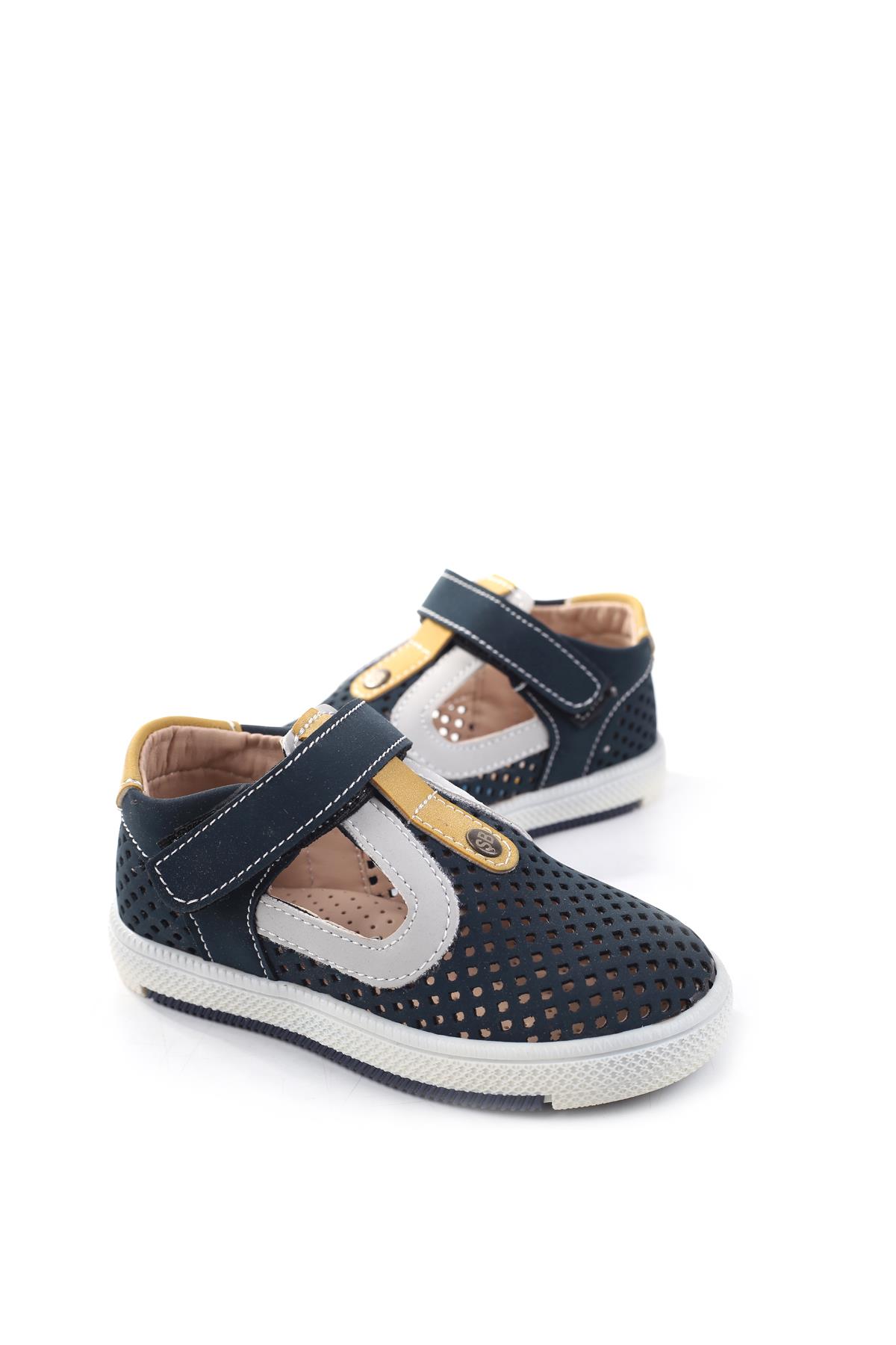 Şirin Bebe 3132 Ortopedik Erkek Bebek İlk Adım Ayakkabı Sandalet - Görsel 2