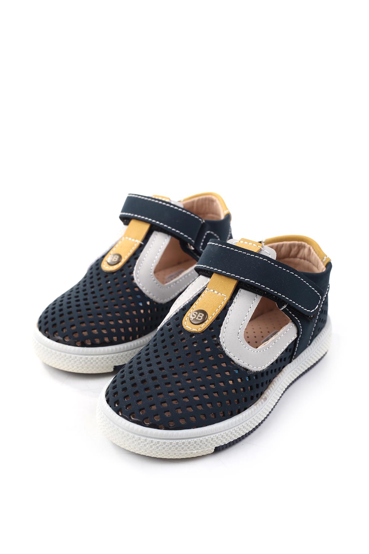 Şirin Bebe 3132 Ortopedik Erkek Bebek İlk Adım Ayakkabı Sandalet - Görsel 3