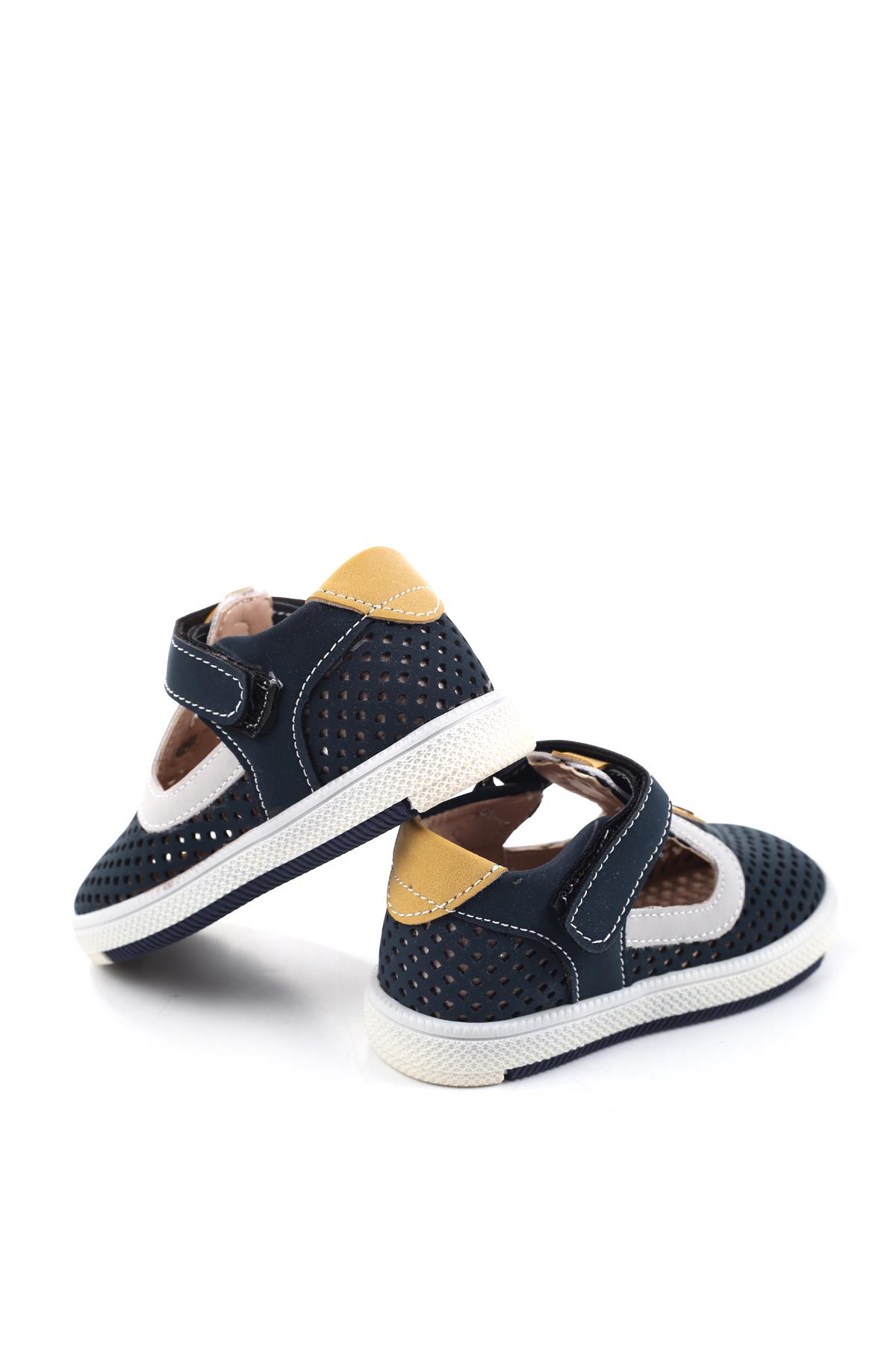 Şirin Bebe 3132 Ortopedik Erkek Bebek İlk Adım Ayakkabı Sandalet - Görsel 6