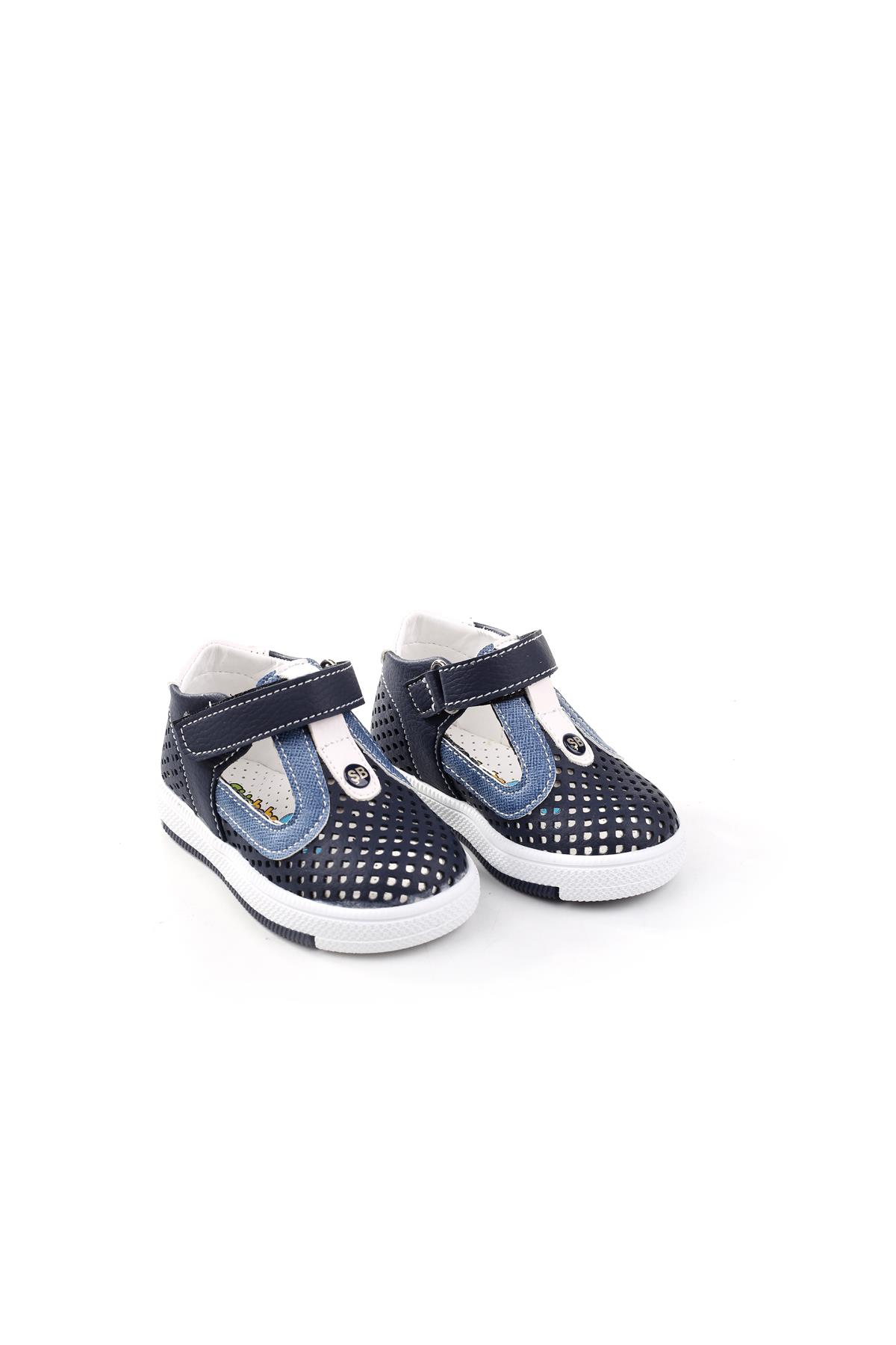 Şirin Bebe 3132 Ortopedik Erkek Bebek İlk Adım Ayakkabı Sandalet - Görsel 2