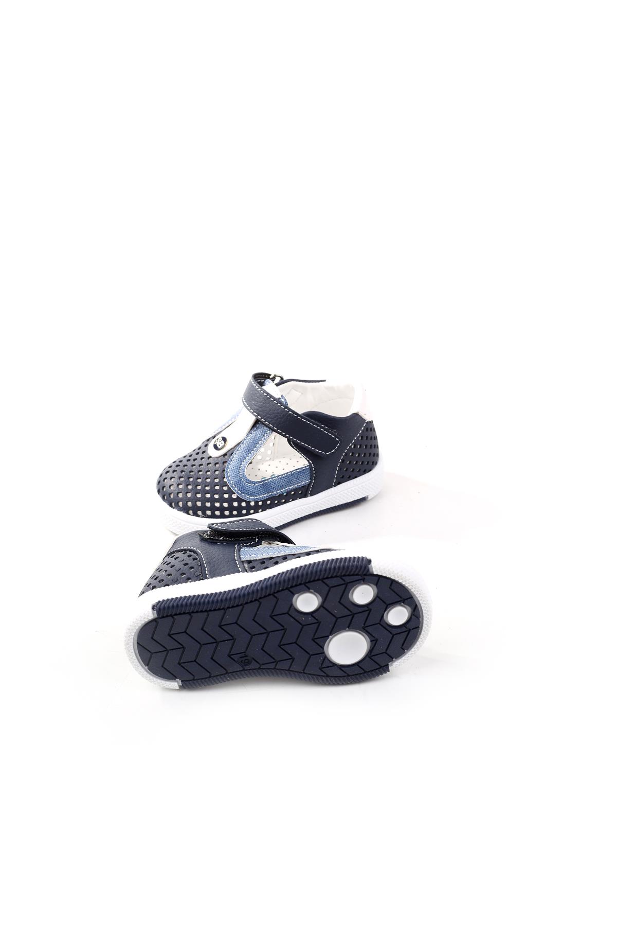 Şirin Bebe 3132 Ortopedik Erkek Bebek İlk Adım Ayakkabı Sandalet - Görsel 6