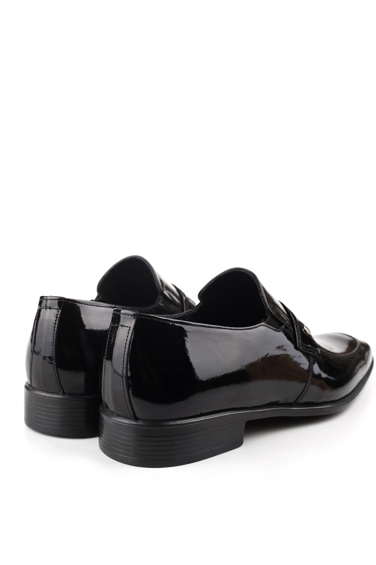 4202 Hakiki Deri Rugan Klasik Erkek Ayakkabı - Görsel 4