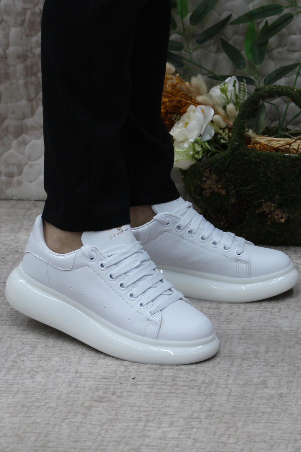 Cheta Madrıd 150 Beyaz Memory Foam Taban Unisex Sneaker Ayakkabı - Görsel 2