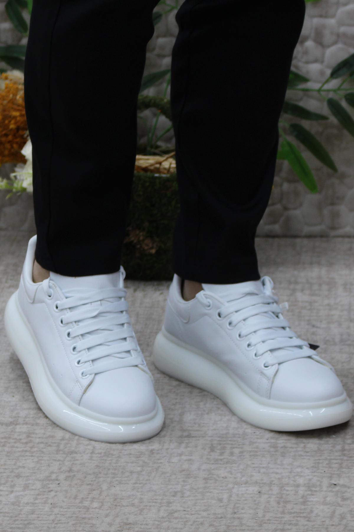 Cheta Madrıd 150 Beyaz Memory Foam Taban Unisex Sneaker Ayakkabı - Görsel 4