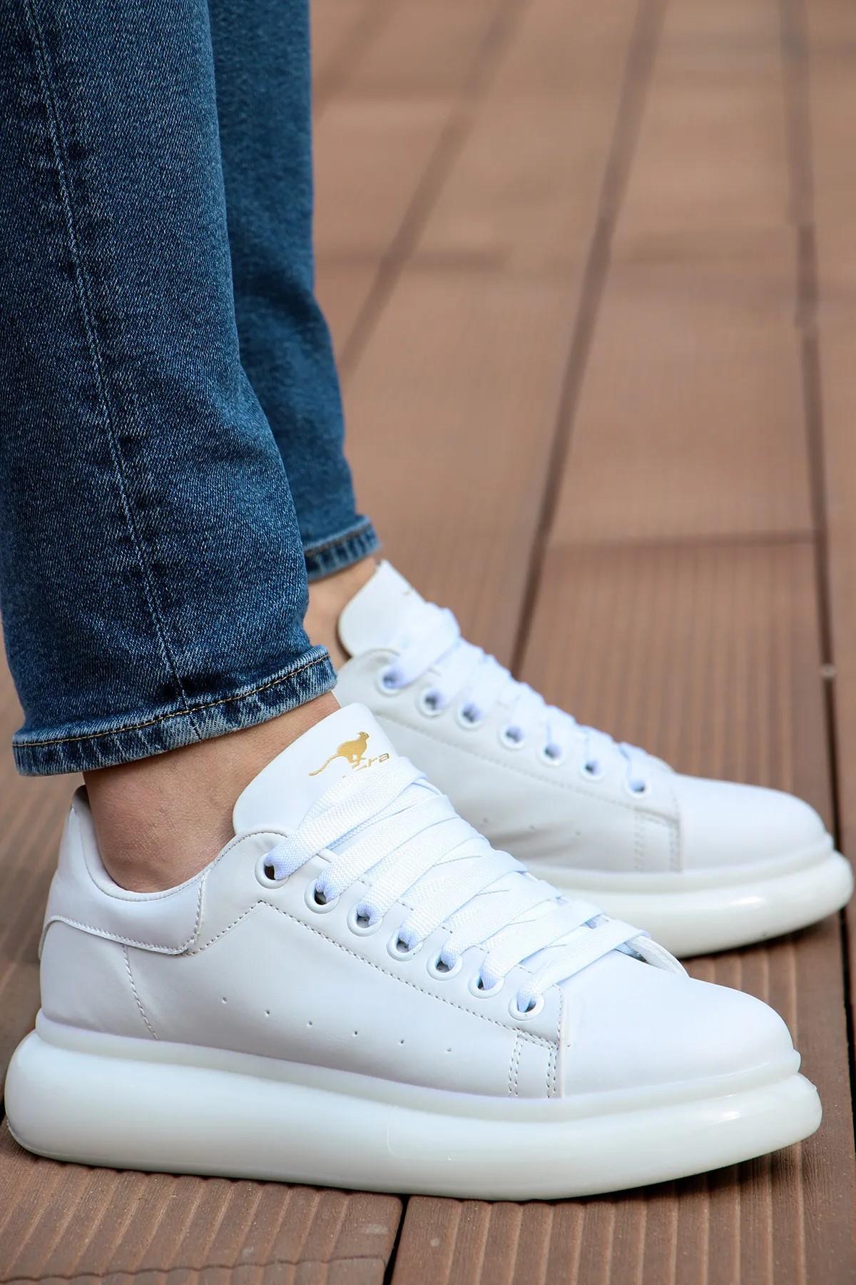 Cheta Madrıd 150 Beyaz Memory Foam Taban Unisex Sneaker Ayakkabı - Görsel 5