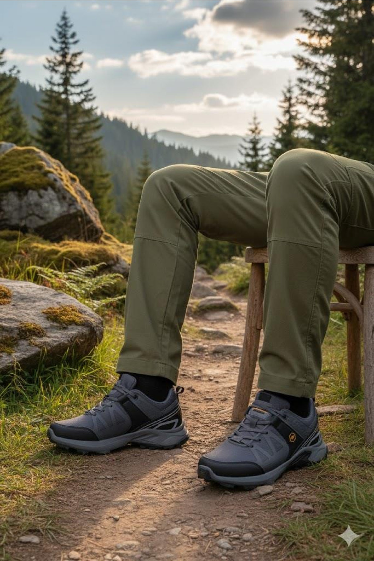 2923 Wks Rahat Outdoor Trekking Ayakkabı Erkek Ayakkabı - Görsel 2