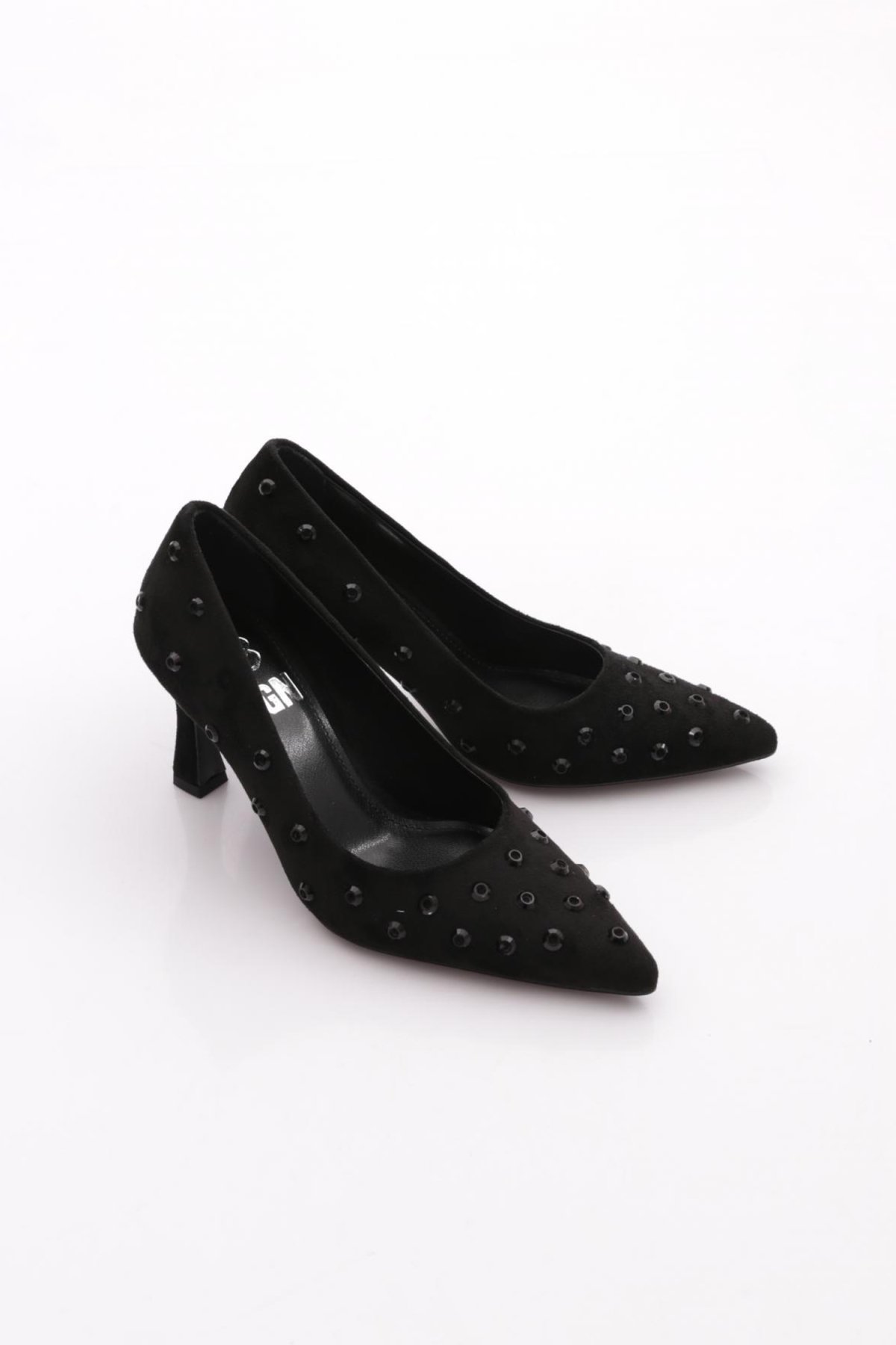 8778 Kadin Zimbali Topuklu Ayakkabi - Görsel 3