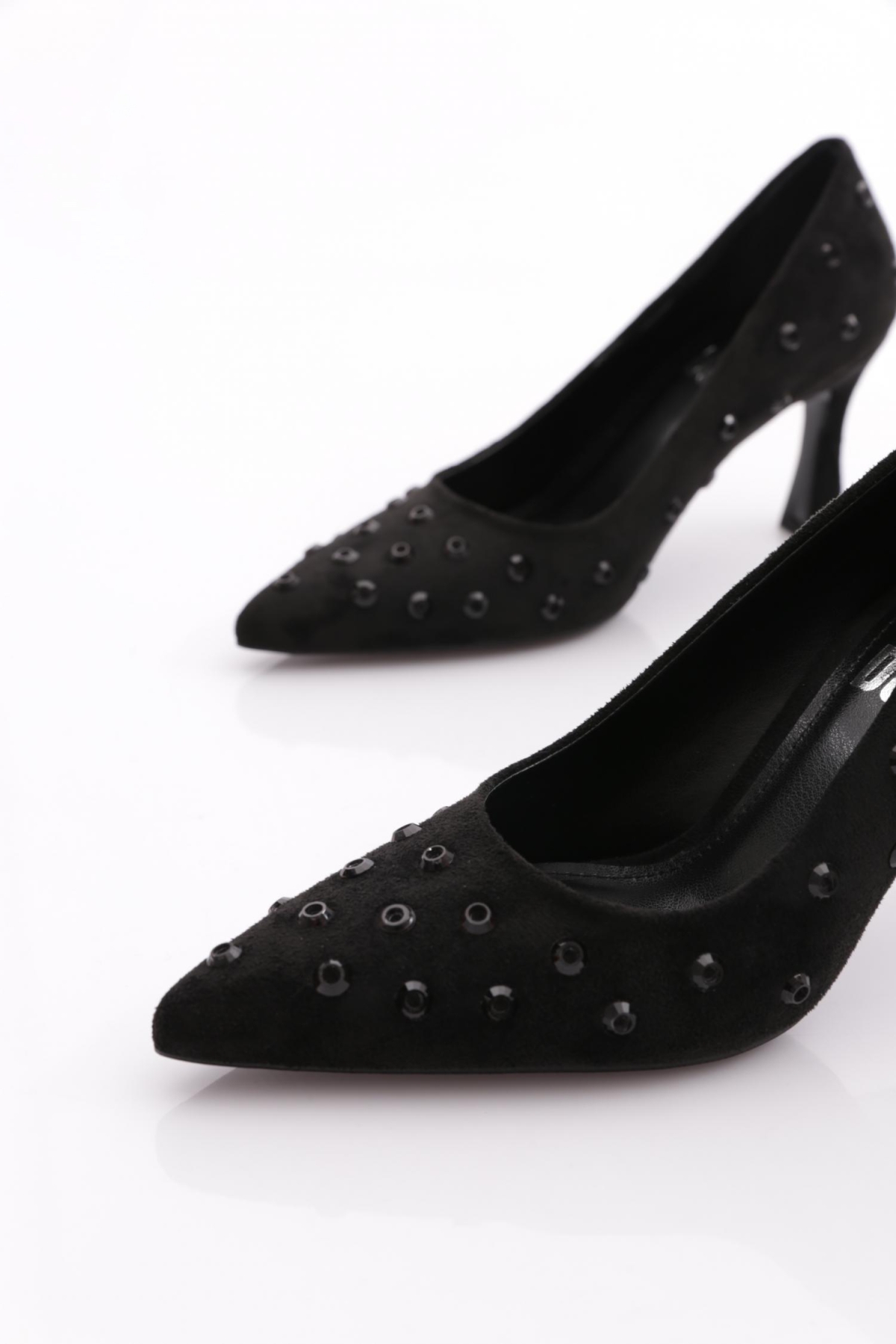 8778 Kadin Zimbali Topuklu Ayakkabi - Görsel 5