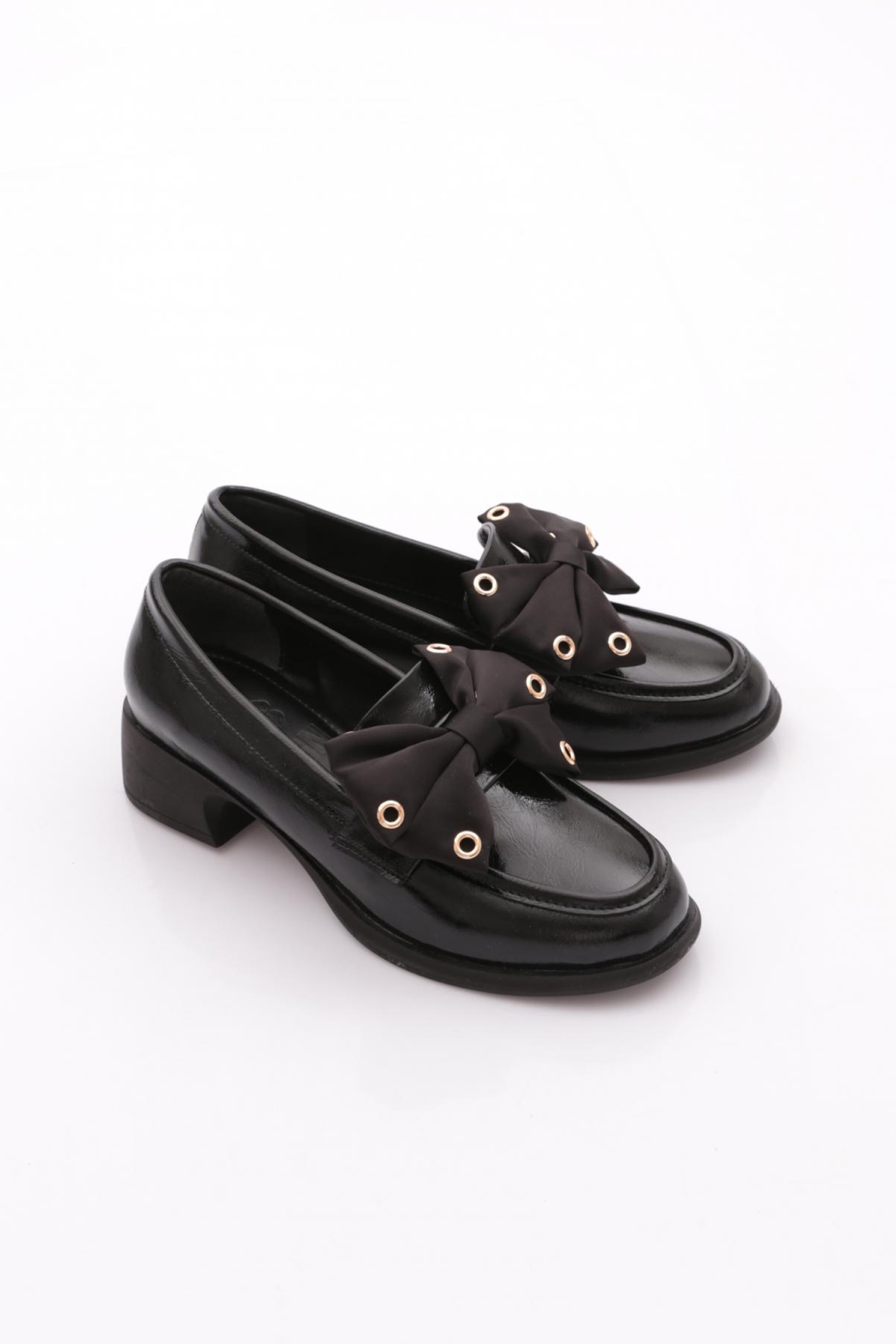 Pm161-K1065 Kadin Fiyonk Detayli Loafer Ayakkabi - Görsel 3