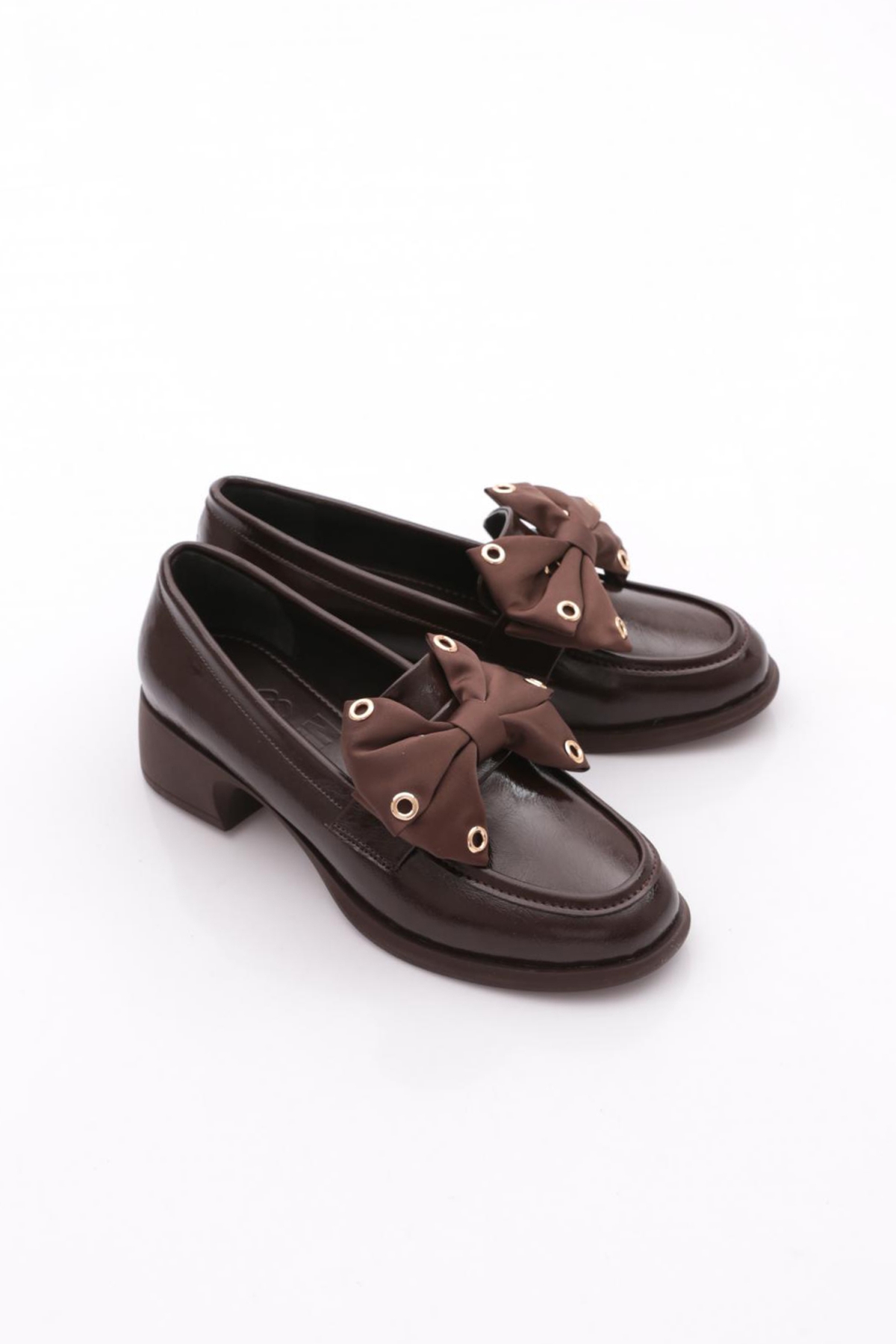 Pm161-K1065 Kadin Fiyonk Detayli Loafer Ayakkabi - Görsel 3