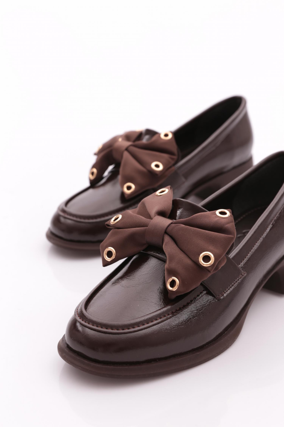 Pm161-K1065 Kadin Fiyonk Detayli Loafer Ayakkabi - Görsel 5