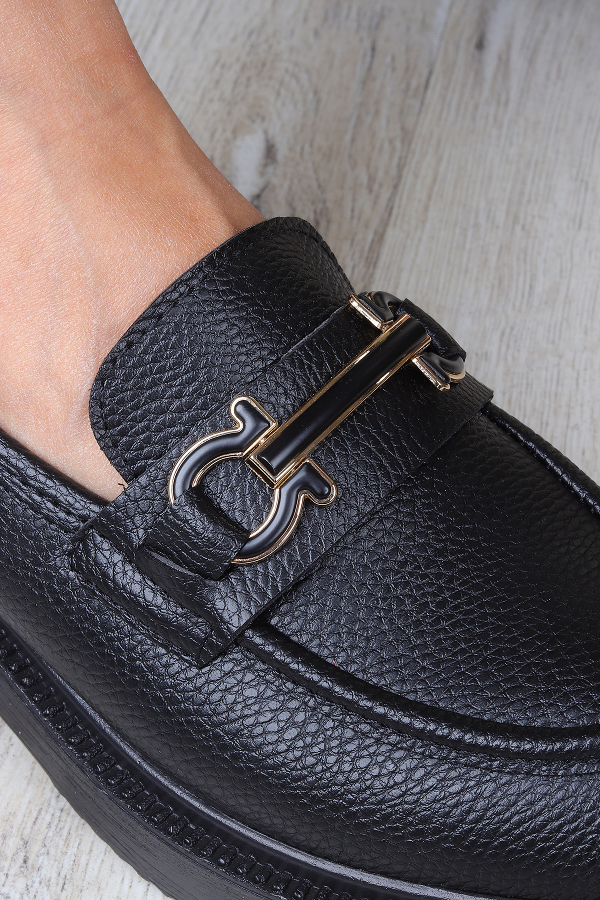 55221 Casual Makosen Loafer Kadın Ayakkabı - Görsel 6