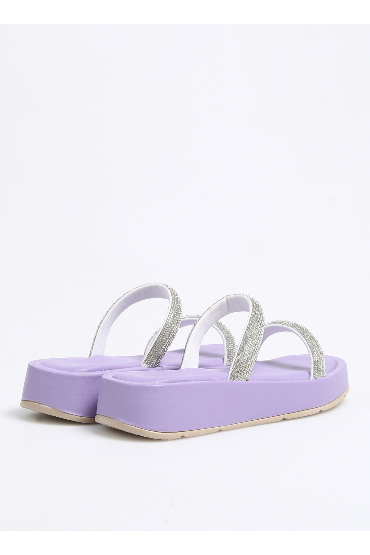 Fabrika Fabrika Mor Lila Kadın Terlik CARRON Sandalet & Terlik | Flo Mor - 4. görsel
