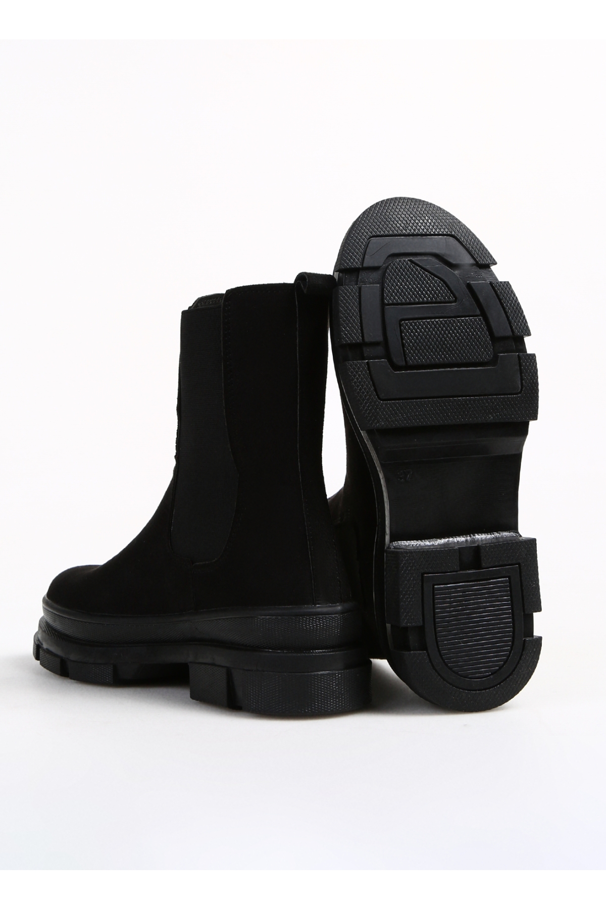 F By Fabrika F By Fabrika Siyah Kadın Süet Bot MARISEL Flo'da! Siyah - 5. görsel