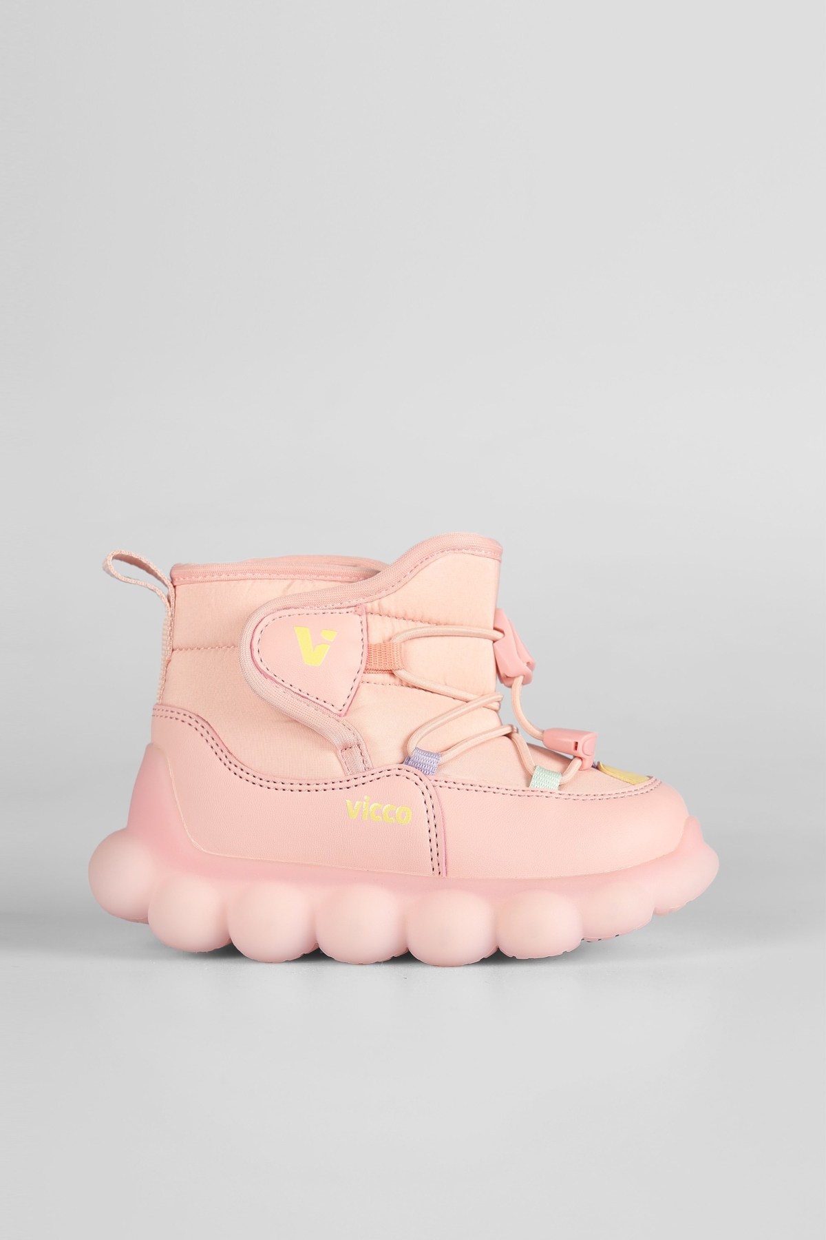 Tatu İçi Kürklü Full Taban Işıklı Ortopedik Hafif Kız Çocuk Kar Botu - Görsel 2