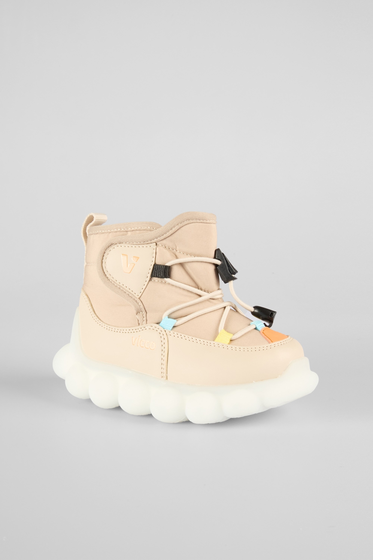 Tatu İçi Kürklü Full Taban Işıklı Ortopedik Hafif Erkek Çocuk Kar Botu - Görsel 3