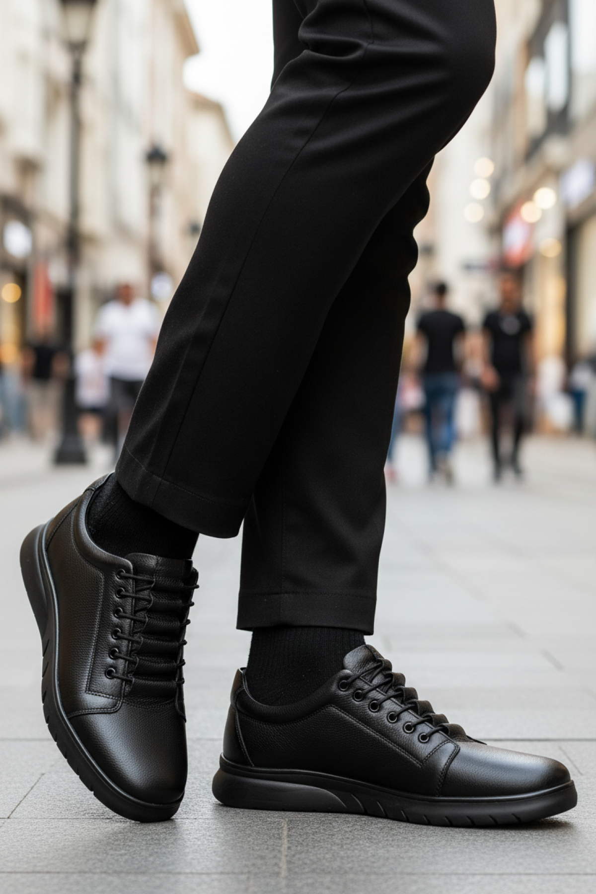 Polaris 5 Nokta 109009.M 5PR Siyah Erkek Comfort Ayakkabı - Görsel 3