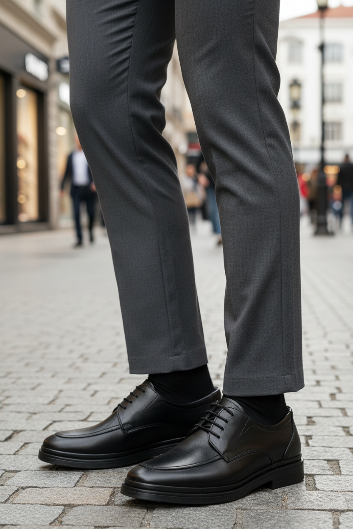 Polaris 5 Nokta 107056.M 5PR Siyah Erkek Ayakkabı - Görsel 3