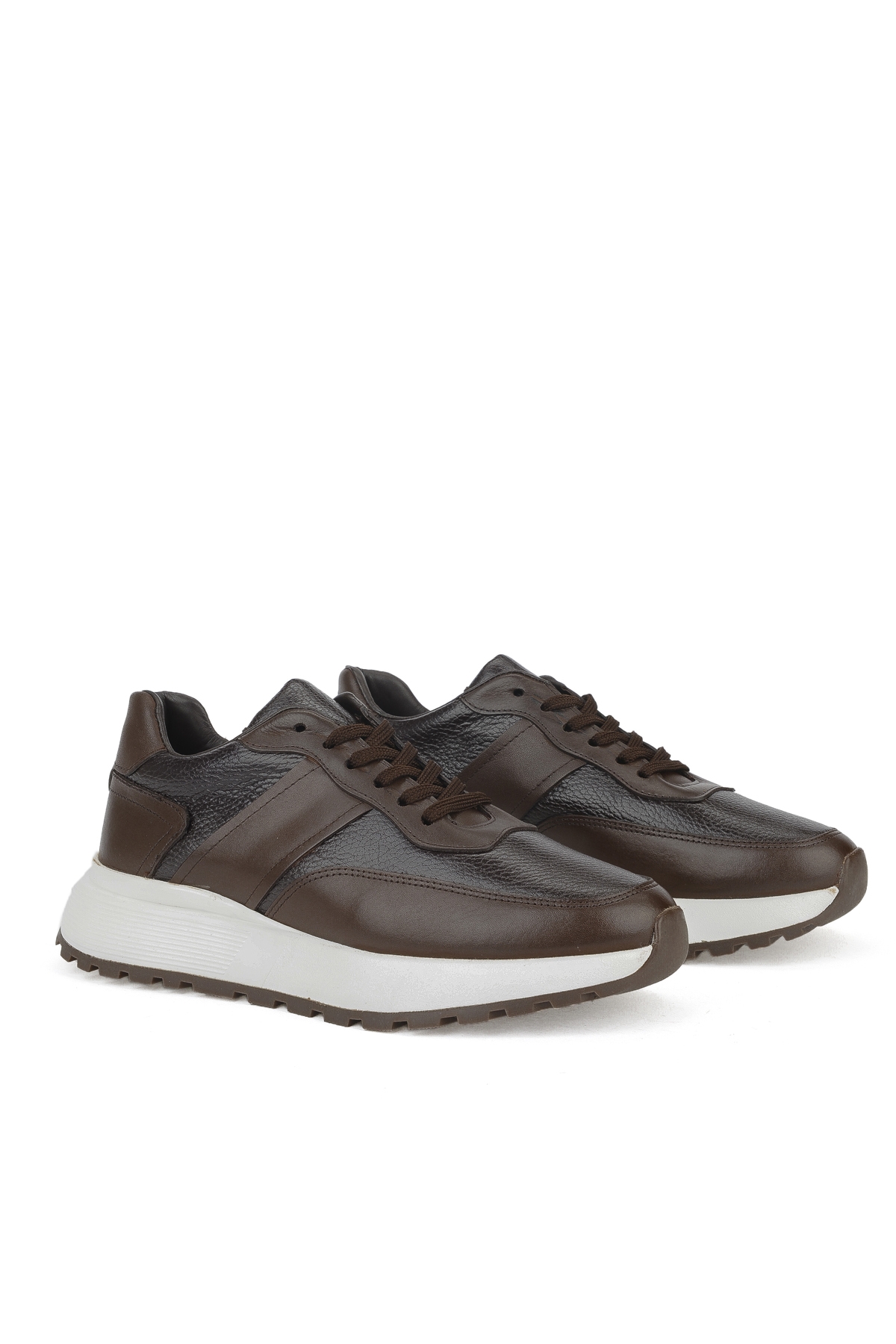 Erkek Hakiki Deri Ayakkabı 1531023Z1001 Kahve - Görsel 3