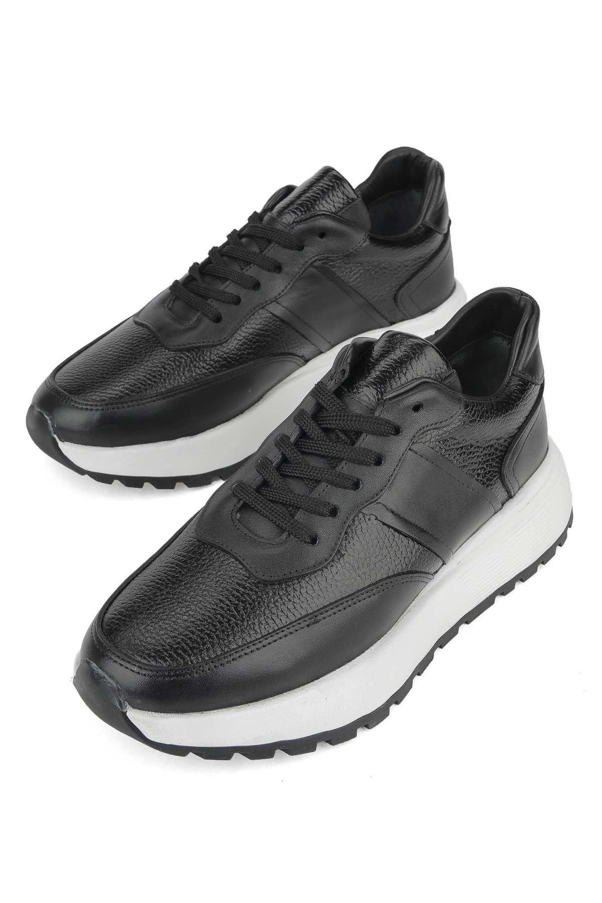 Erkek Hakiki Deri Ayakkabı 1531023Z1001 Siyah - Görsel 6