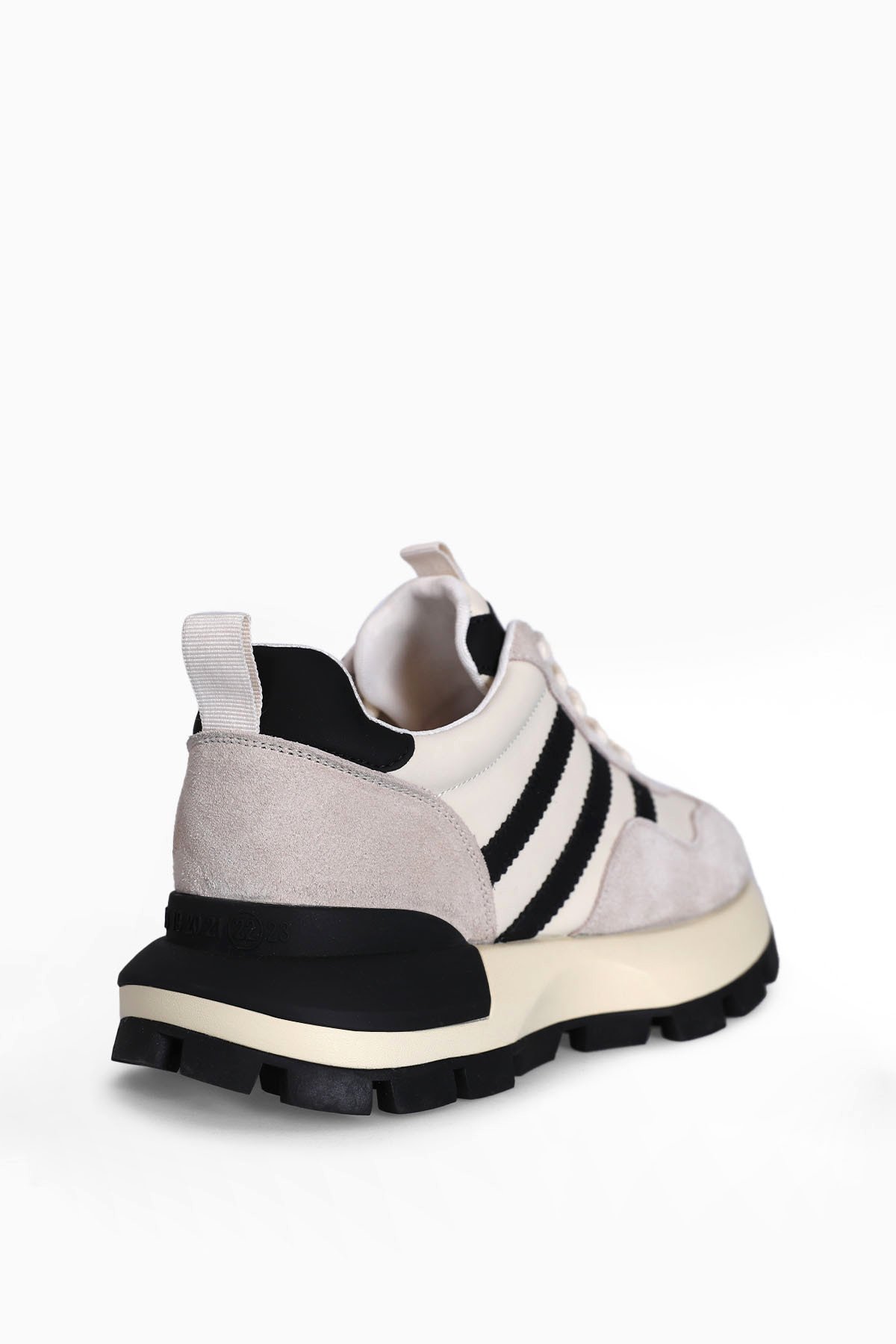 122230053 Tatum Kadın Hakiki Deri Klasik Sneaker Beyaz - Görsel 4