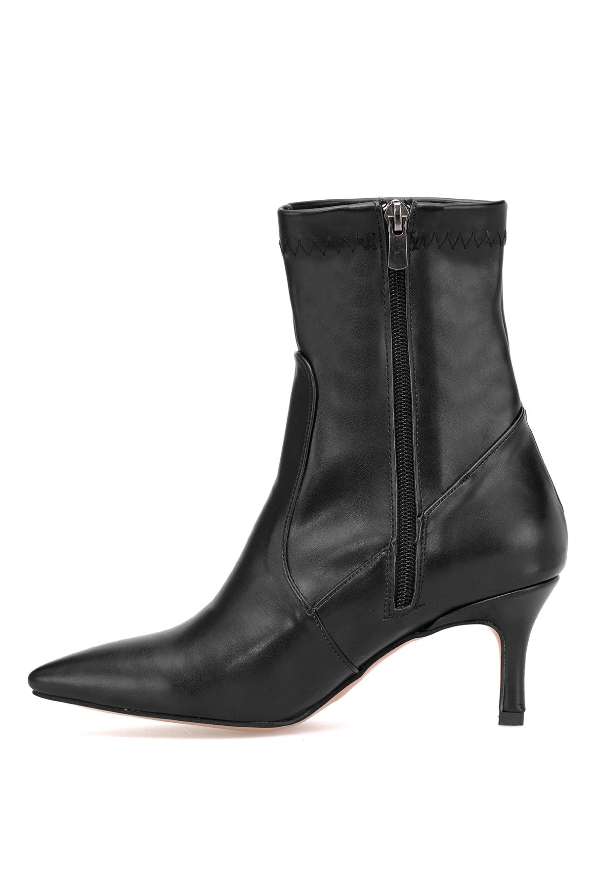 Elit Brk248 Kadın Topuklu Bot Siyah - Görsel 4