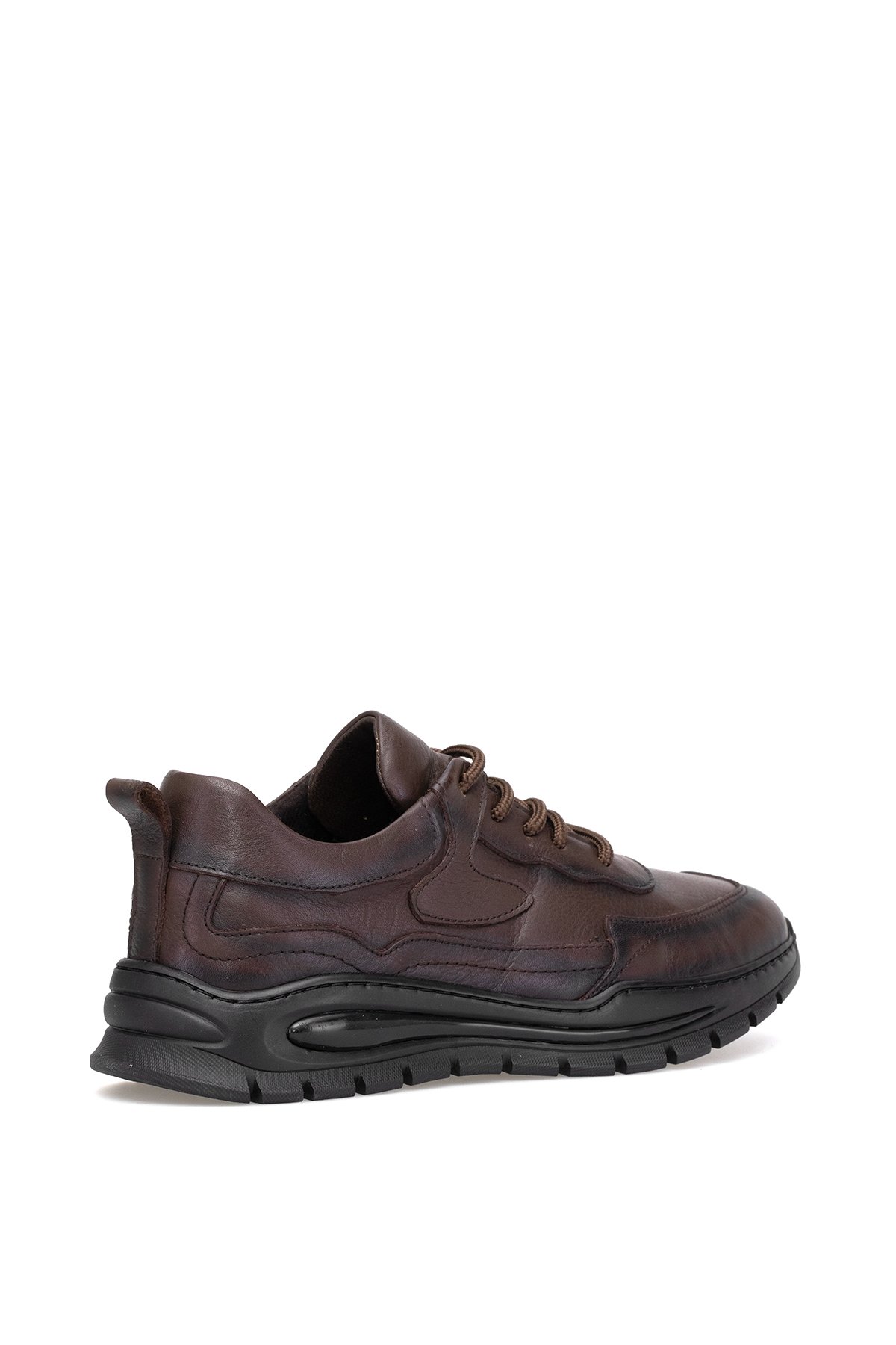 Elit MZV291C Erkek Hakiki Deri Casual Ayakkabı Kahverengi - Görsel 5