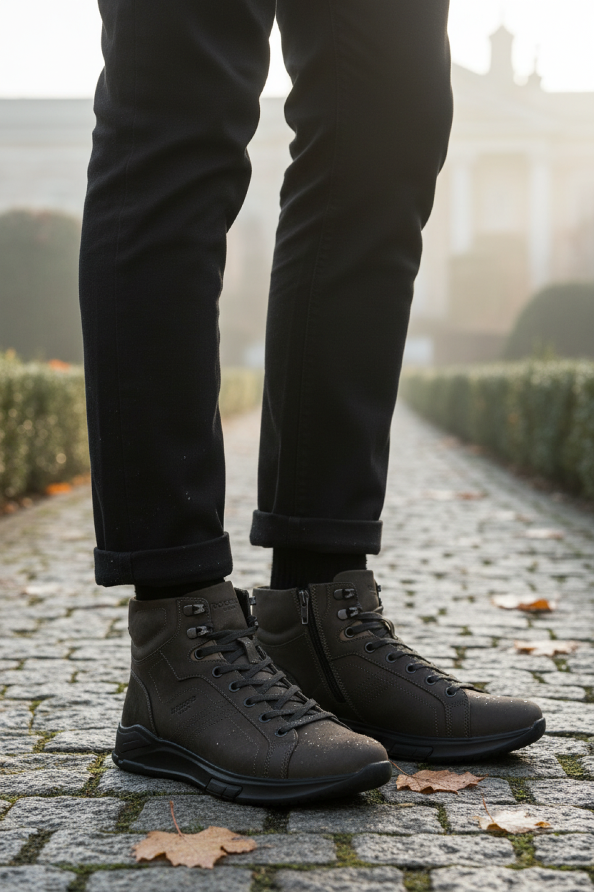 233171C 4PR GRI Erkek Bot - Görsel 3