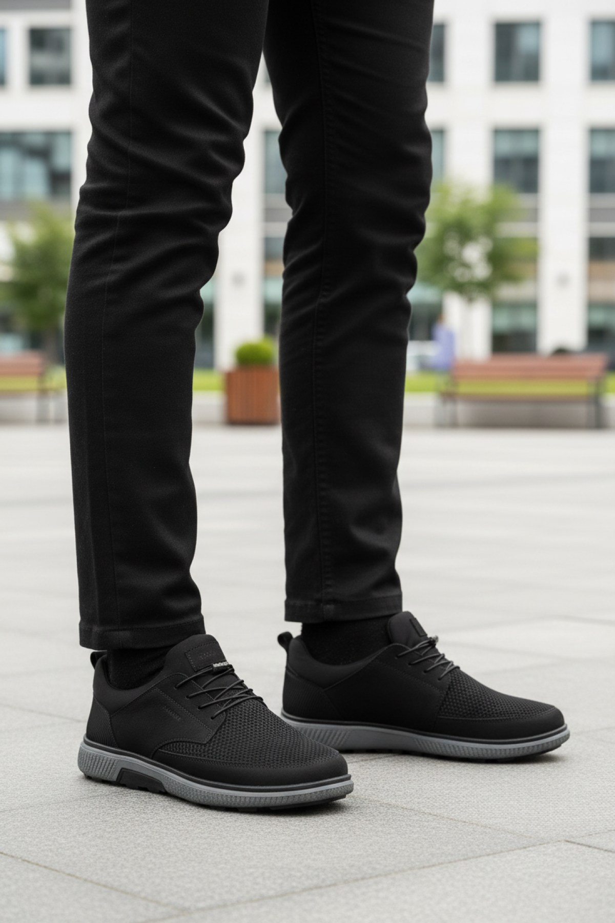 Polaris 5 Nokta 109045.M 5PR Siyah Erkek Comfort Ayakkabı - Görsel 3