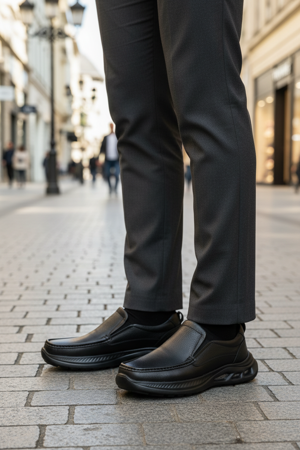 Polaris 5 Nokta 109055.M 5PR Siyah Erkek Rahat Ayakkabı - Görsel 3