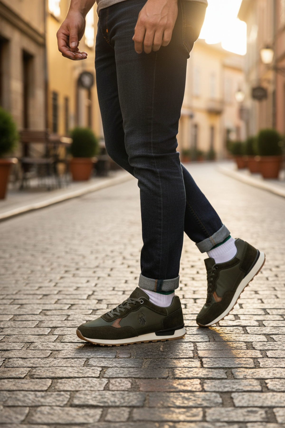 CARLO 5PR Haki Erkek Sneaker - Görsel 3