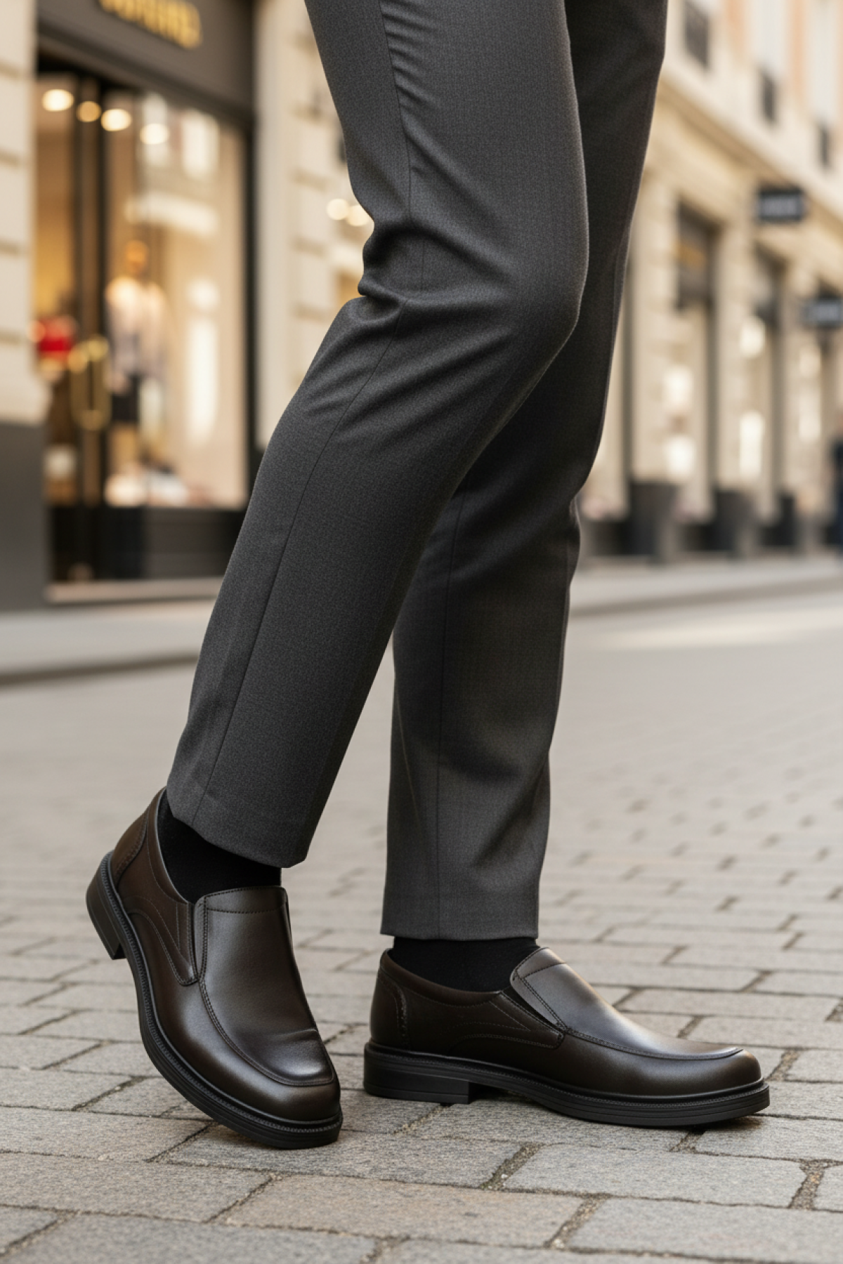 DUMLU 5PR Kahverengi Erkek Makosen - Görsel 3