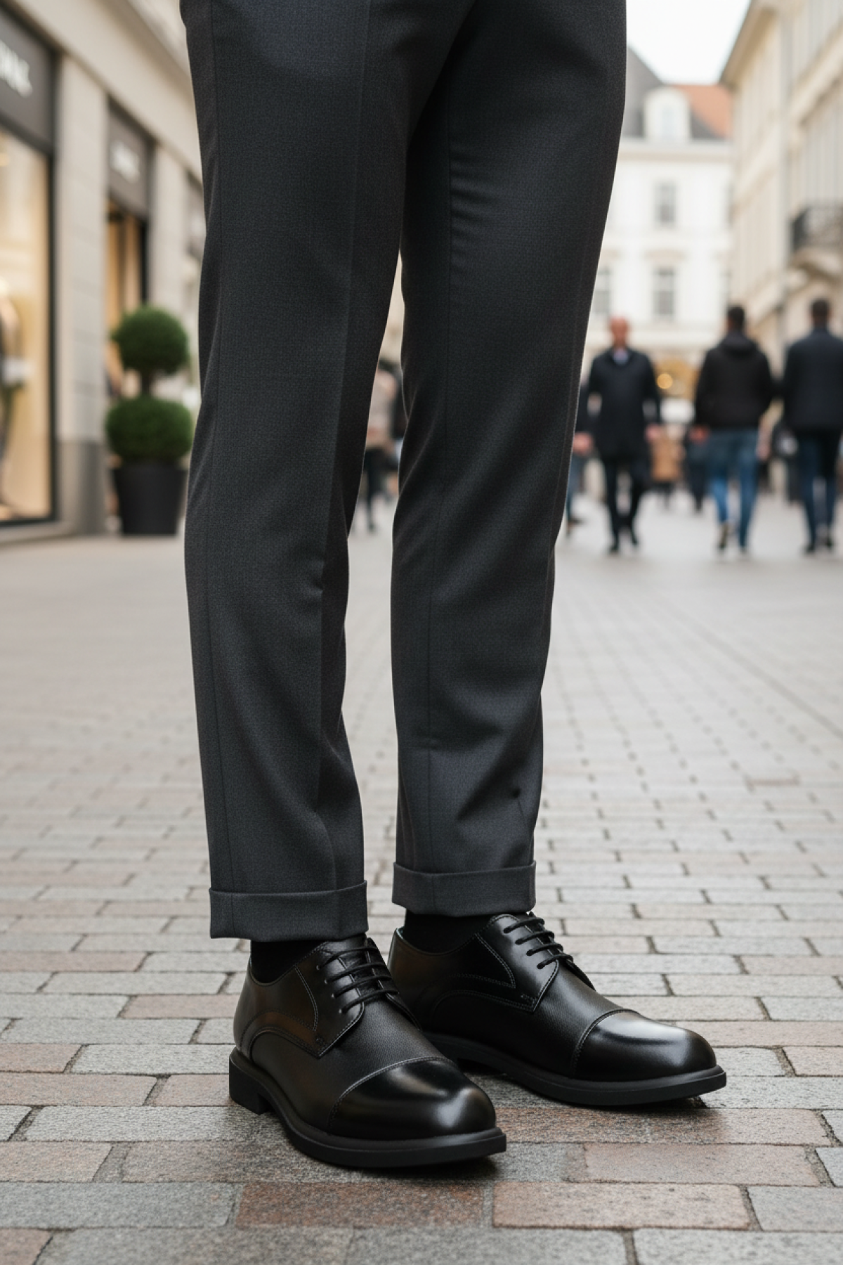 HAS PRO 5PR Siyah Erkek Klasik Ayakkabı - Görsel 3