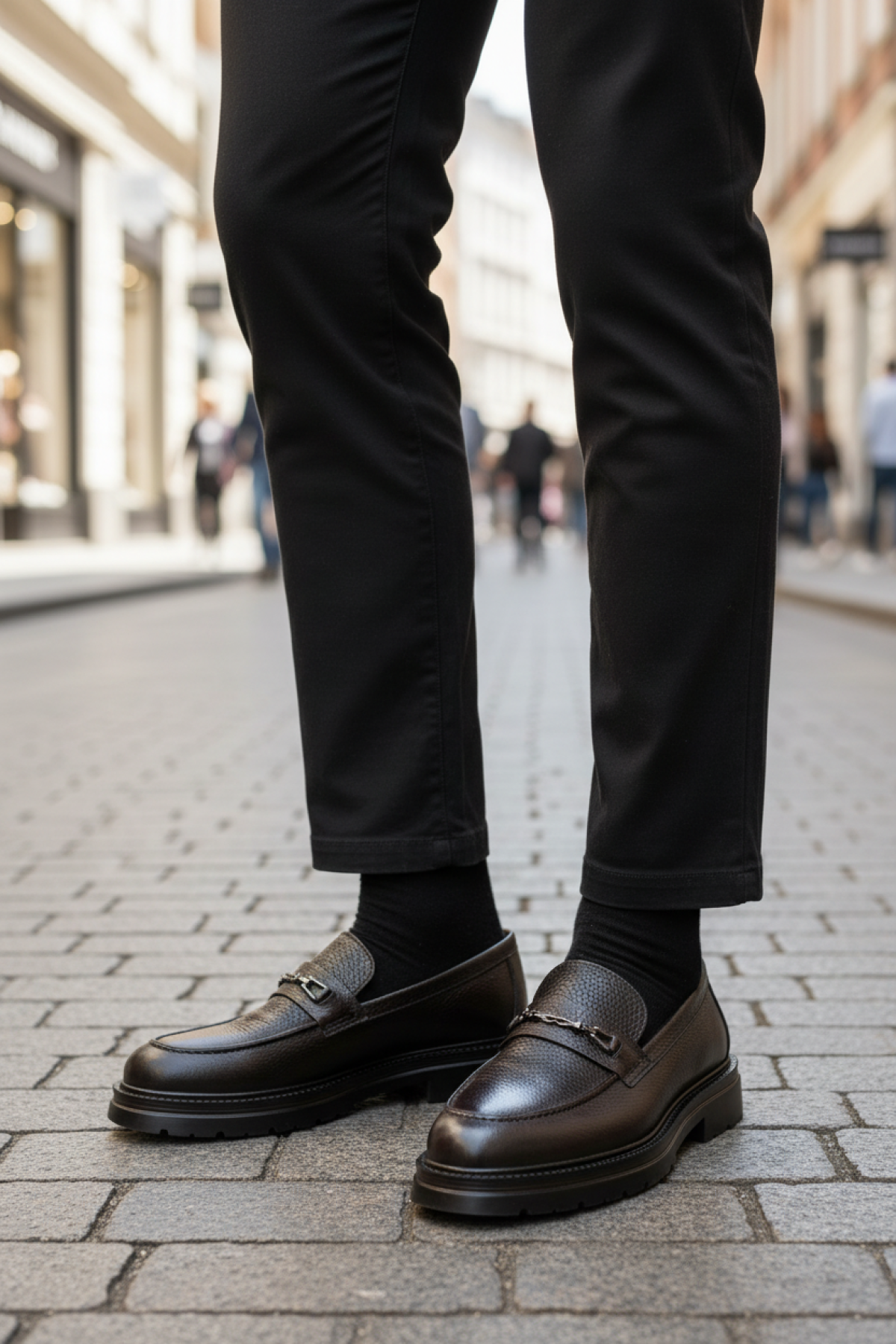 Garamond ALTUN 5PR Kahverengi Erkek Makosen - Görsel 3