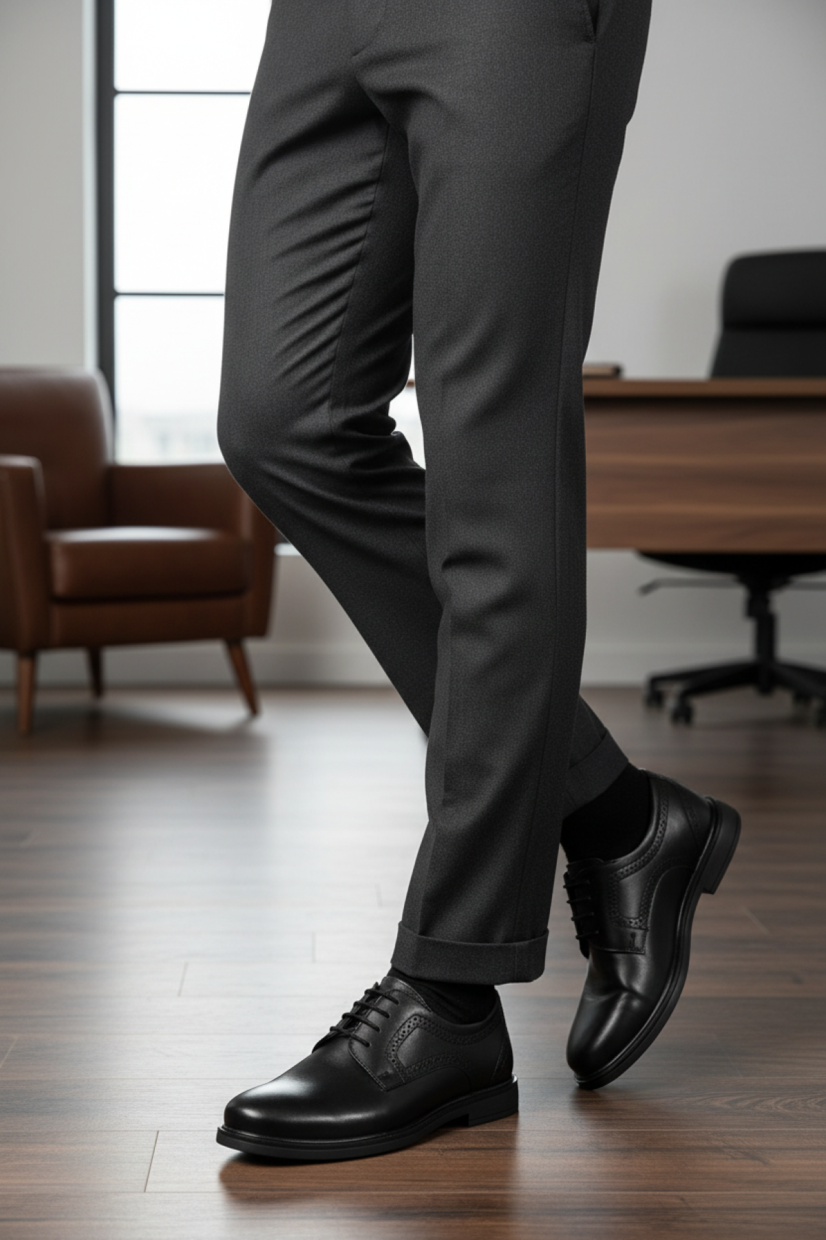 Garamond DOSTY 5PR Siyah Erkek Klasik Ayakkabı - Görsel 3