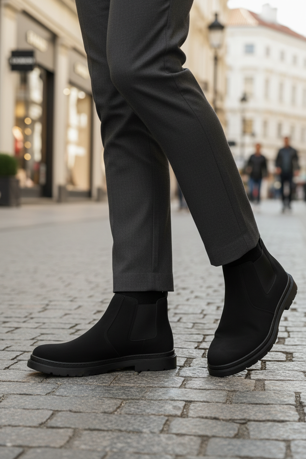 358024.M P 5PR Siyah Erkek Klasik Bot - Görsel 3