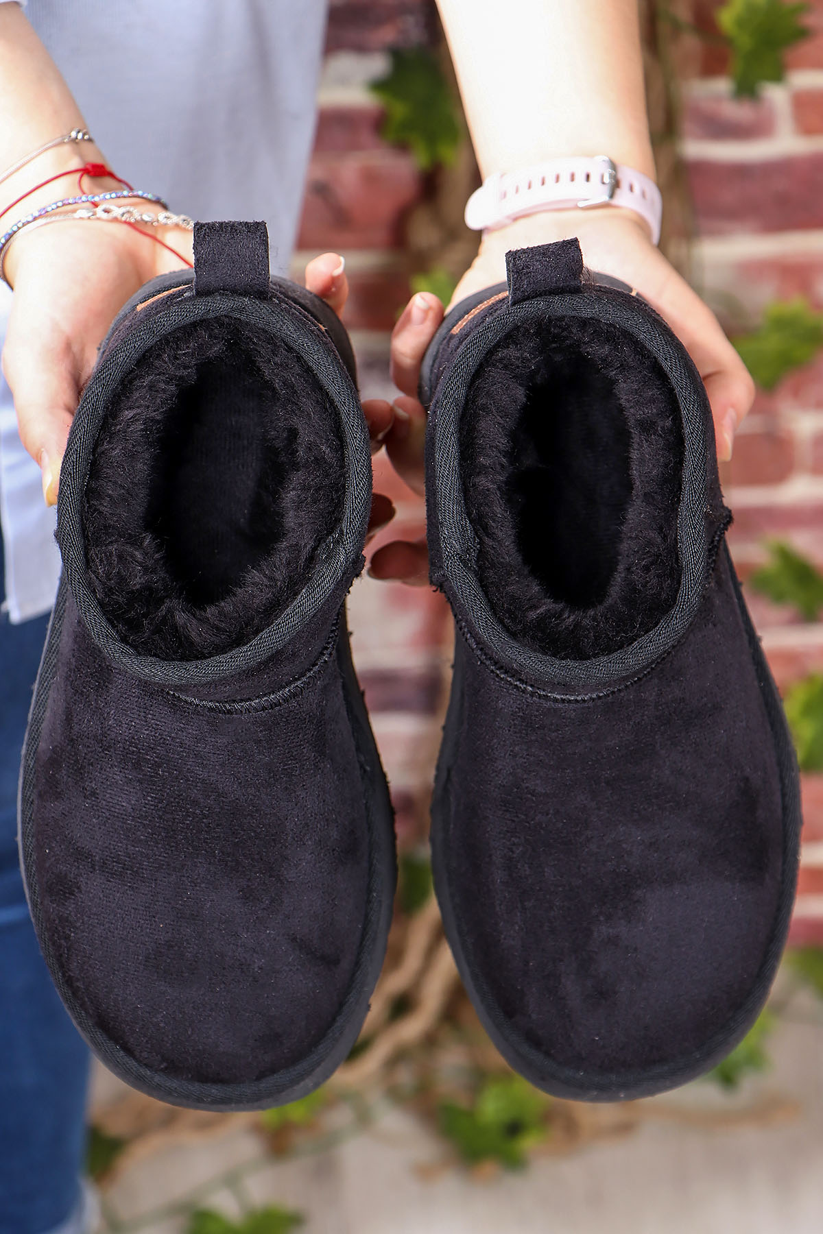 Pierre Cardın 52709 UG Kısa Süet Kürklü Spor Kadın Bot - Görsel 5