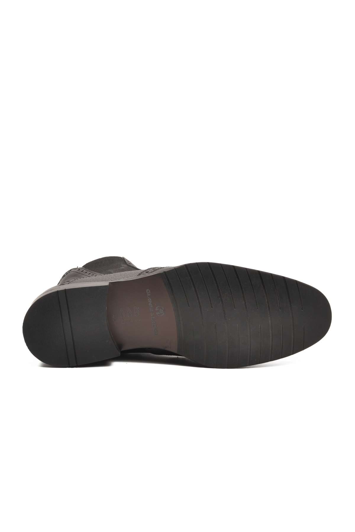 Siyah İçi Dışı Hakiki Deri Fermuarlı Erkek Bot 3470 M - Görsel 6