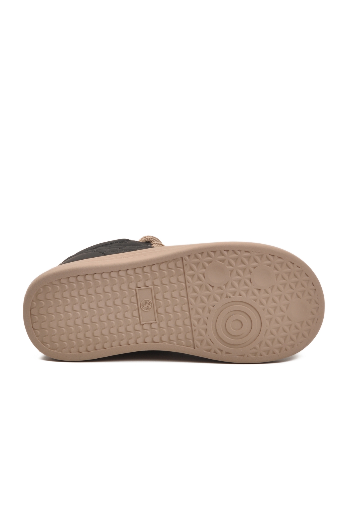 Siyah Bağcıklı Kaymaz Taban Kadın Sneaker Bot 25K426-1 Z - Görsel 6