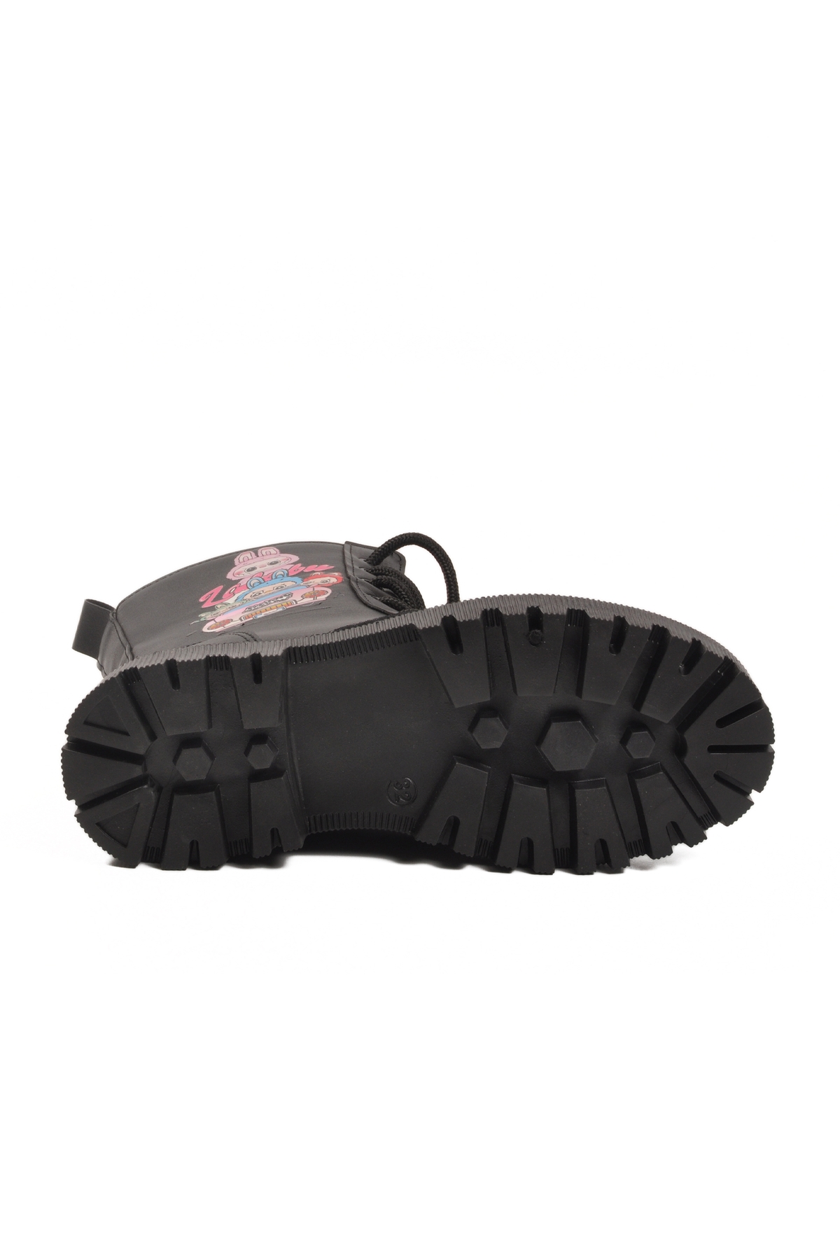 Siyah İçi Kürklü Bağcıklı Fermuarlı Kız Çocuk Bot 2005 F - Görsel 6